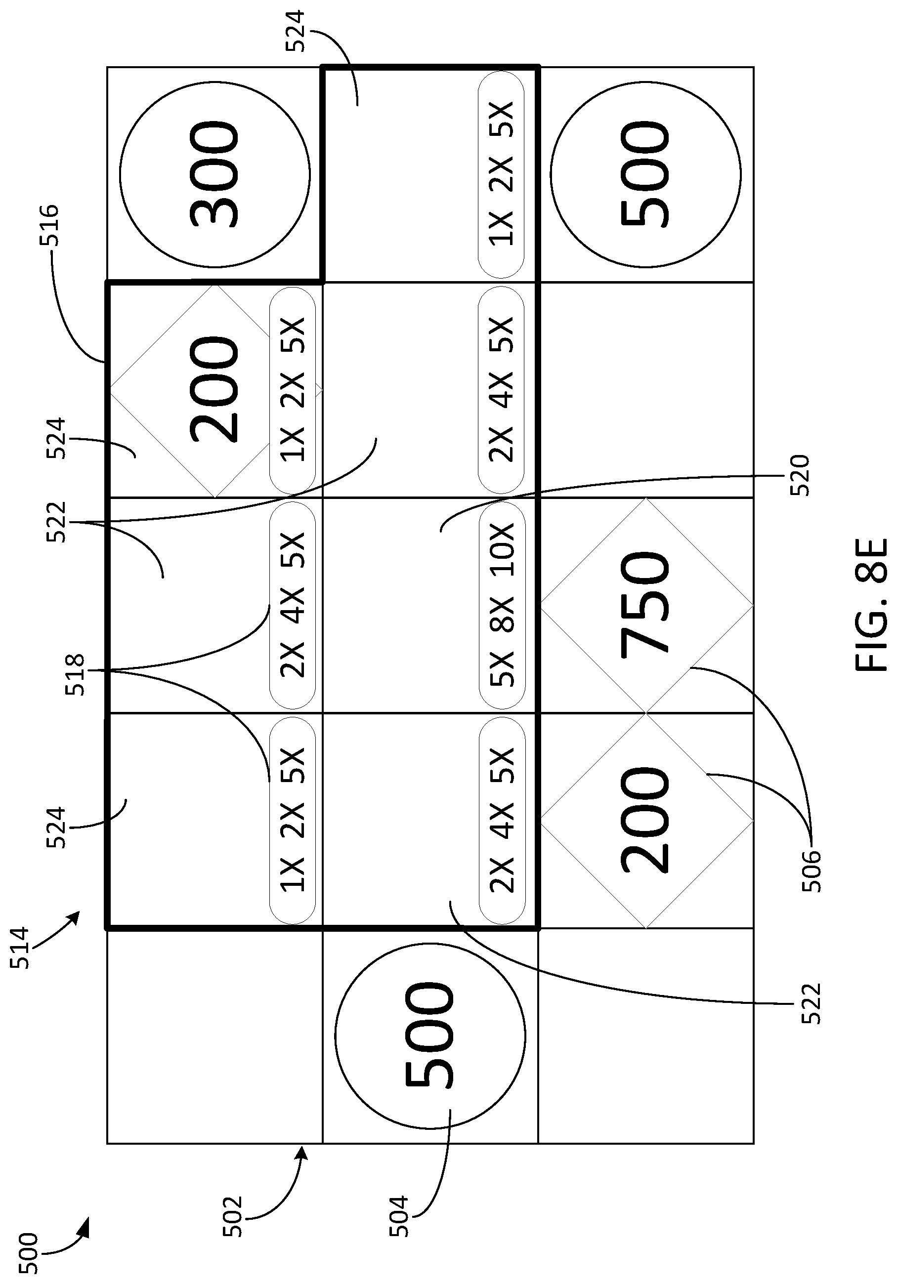 Patent US11783675 Figure 18 – Gaming systems and methods using dynamic modifiers
