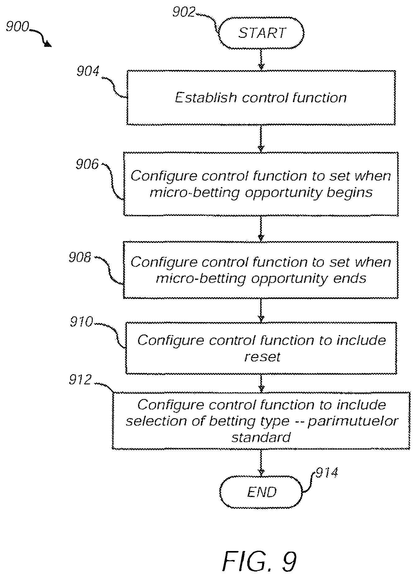 Patent US11783679 Figure 8 – Location-based wagering via remote devices