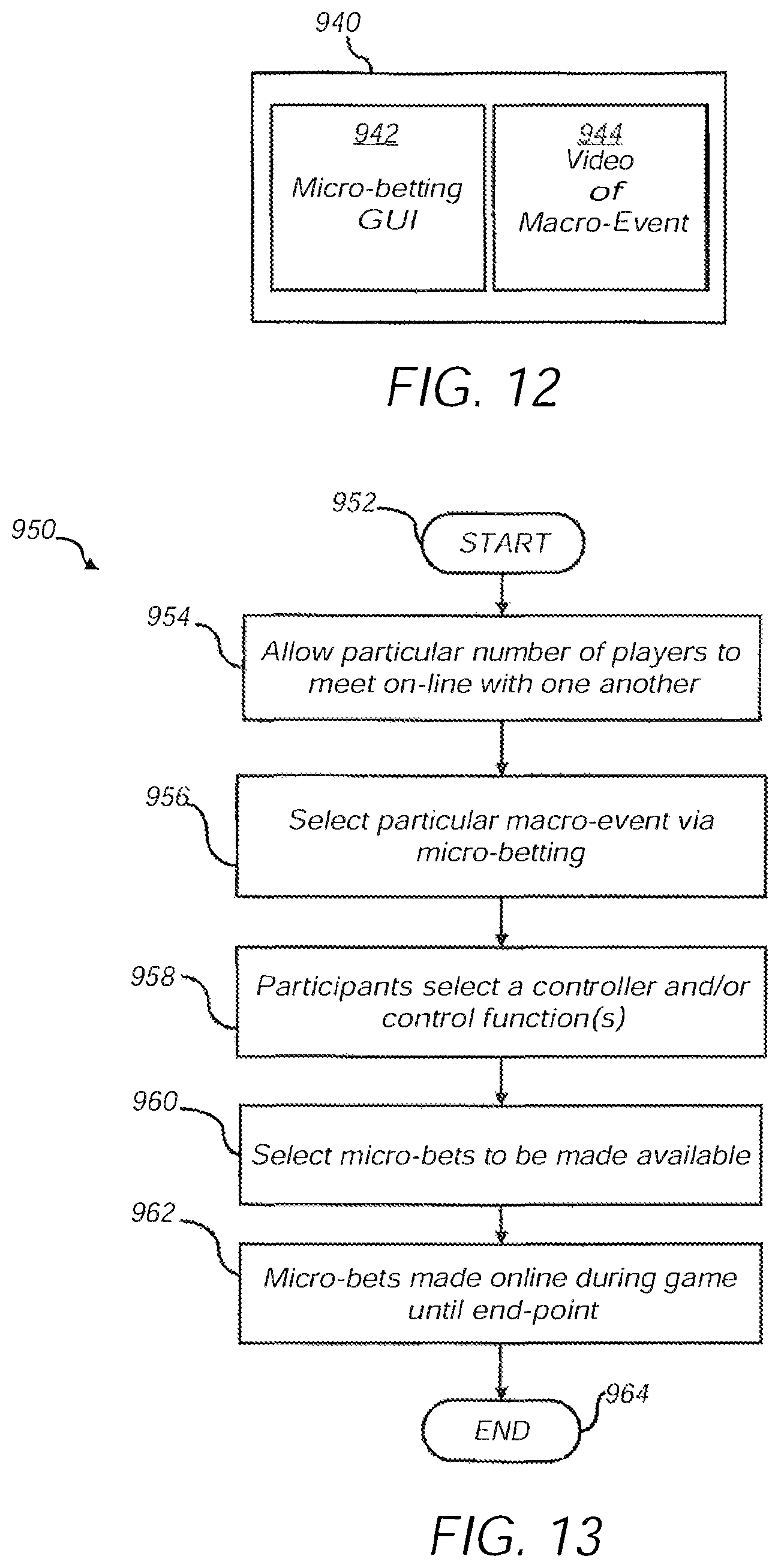 Patent US11783679 Figure 10 – Location-based wagering via remote devices