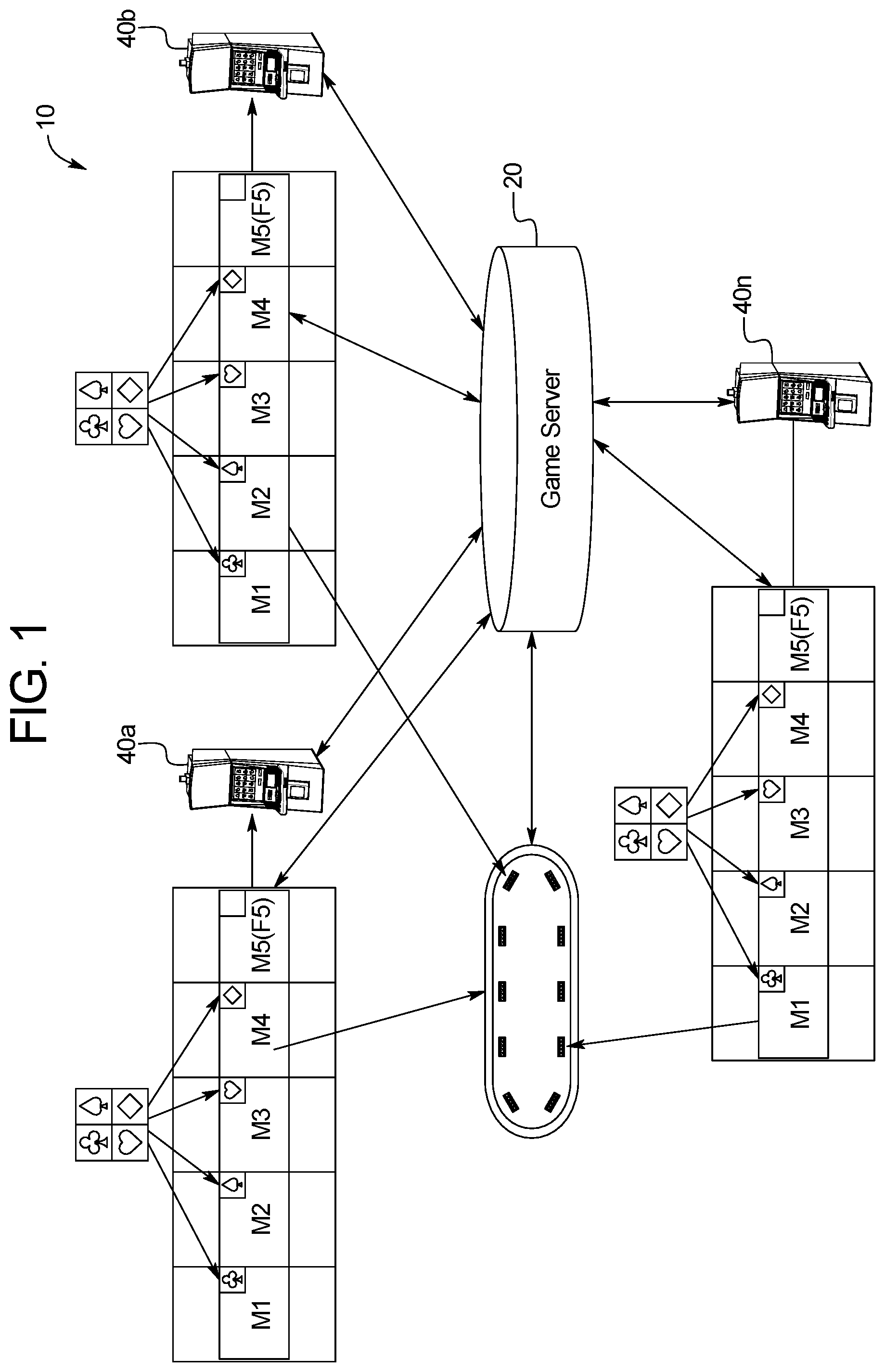 Patent US11783680 Figure 1 – Player game symbol combinations used for subsequent player versus player challenges