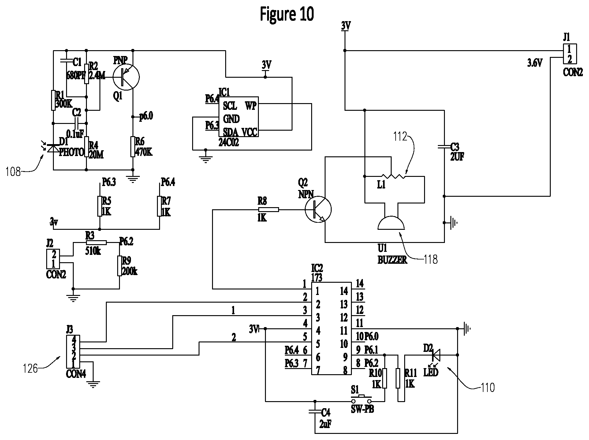 Patent US11783684 Figure 5 – Portions of a security device system; methods of making and using them