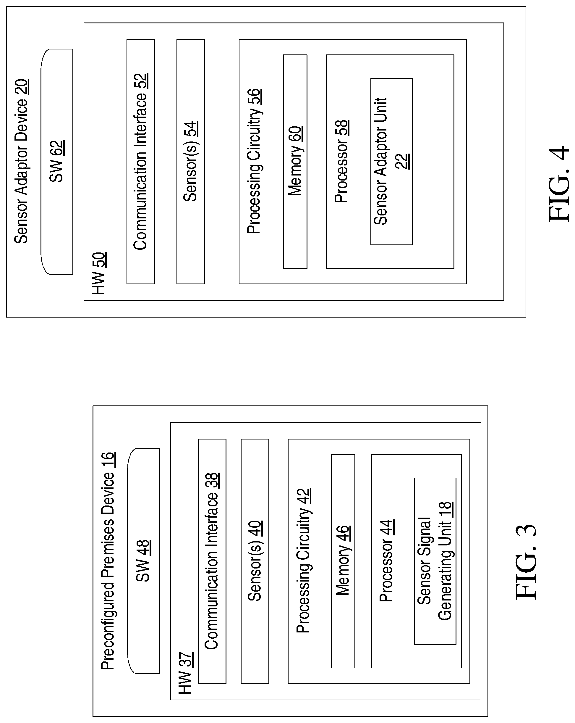 Patent US11783687 Figure 3 – Security adaptor devices for a third-party sensors in premises security systems