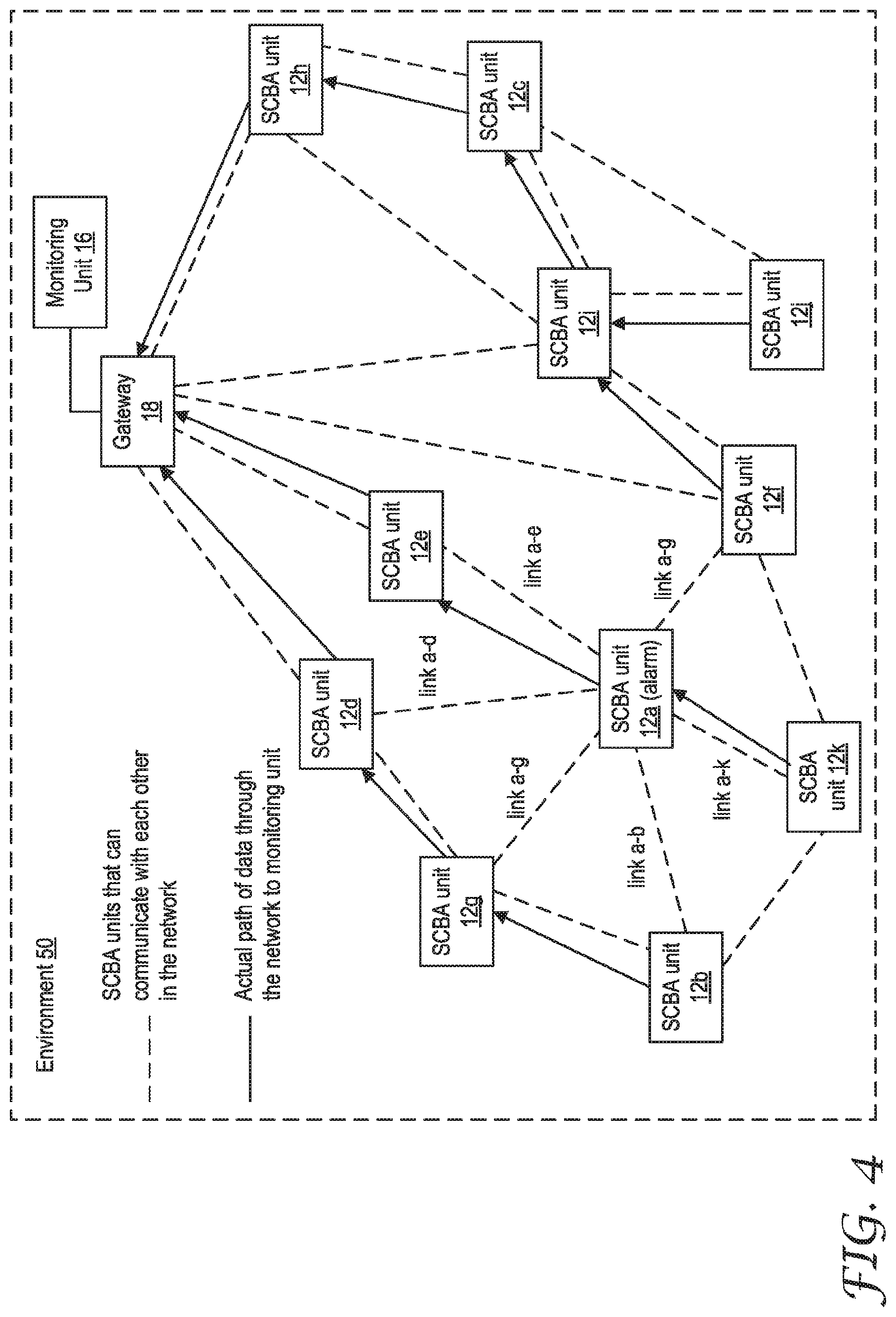 Patent US11783694 Figure 4 – Determining responder closest to downed responder