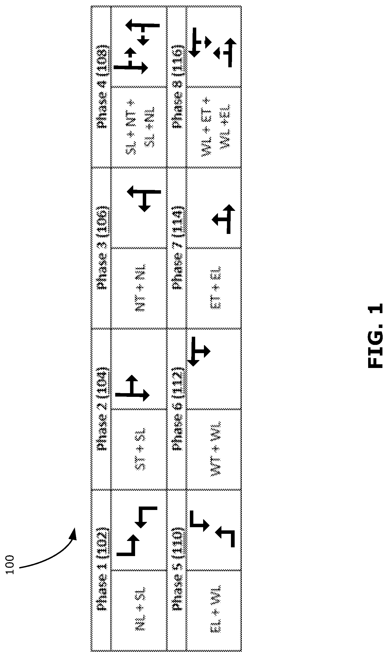 Patent US11783702 — Method and system for adaptive cycle-level traffic signal control — Figure 1