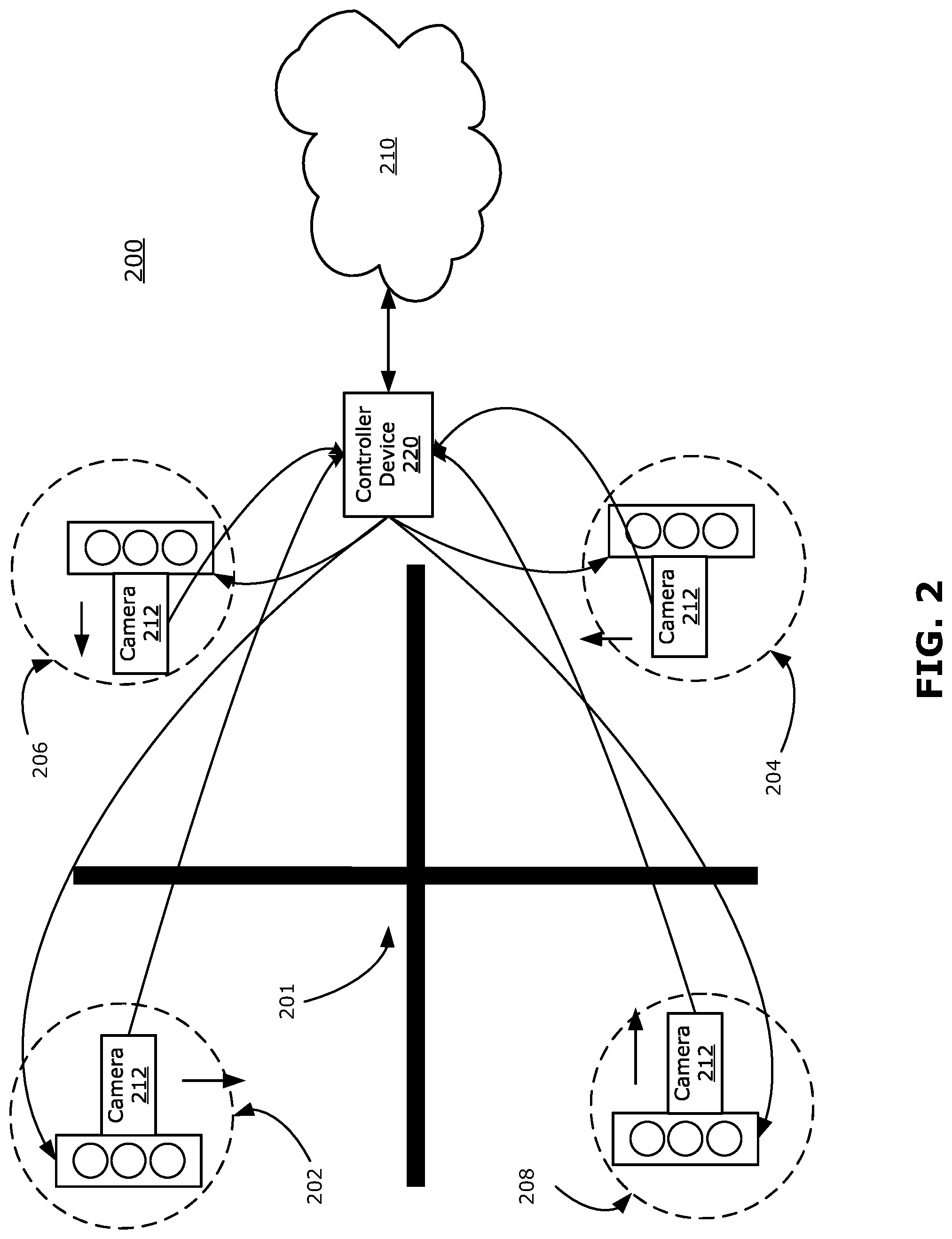 Patent US11783702 Figure 2 – Method and system for adaptive cycle-level traffic signal control