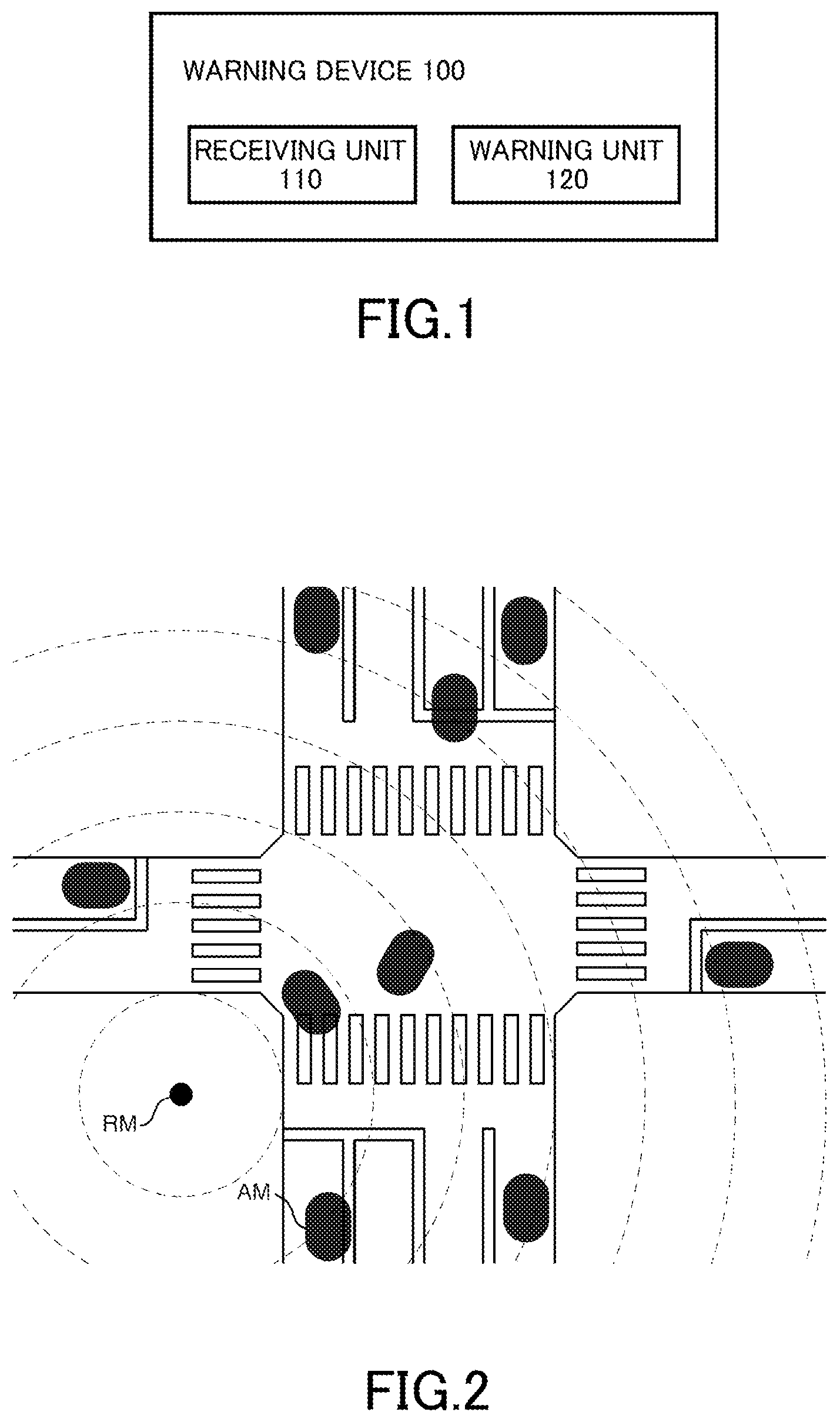 Patent US11783704 Figure 1 – Warning device and signal lamp