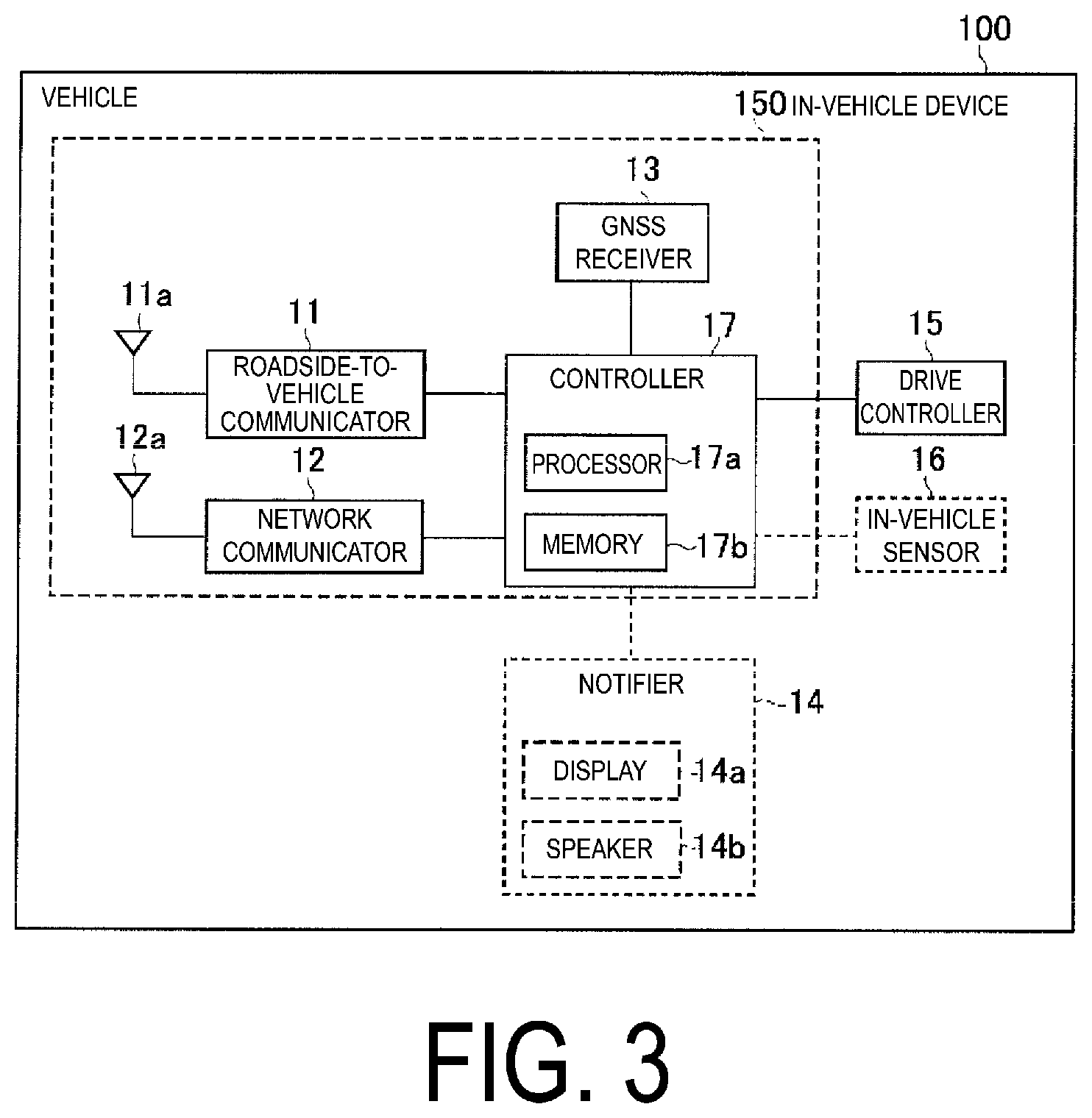 Patent US11783709 Figure 3 – Traffic communication system, roadside device, server, and traffic communication method