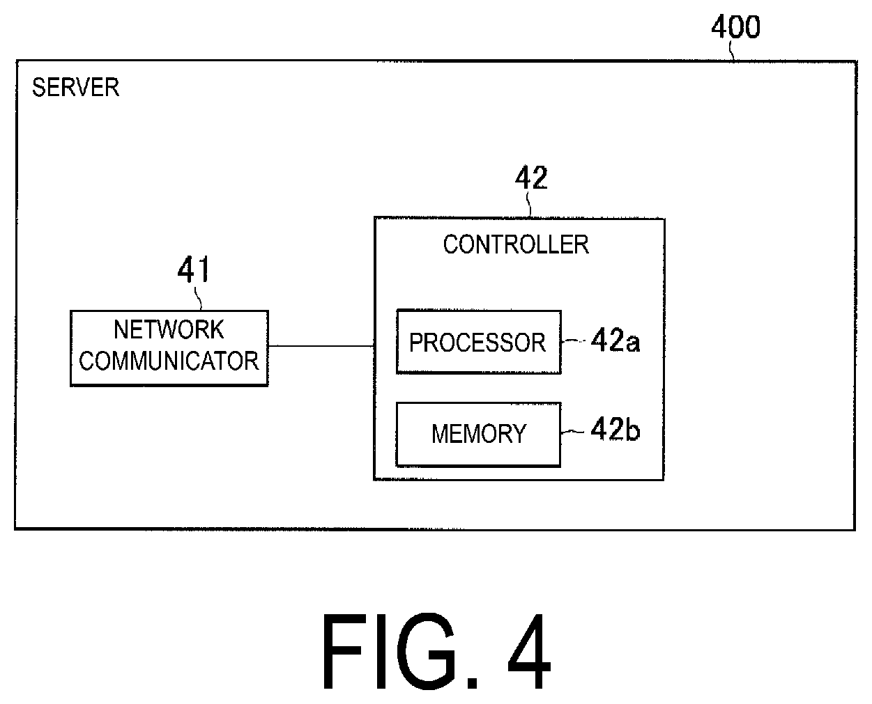 Patent US11783709 Figure 4 – Traffic communication system, roadside device, server, and traffic communication method
