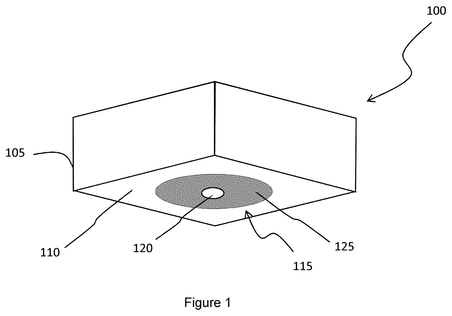 Patent US11783719 Figure 1 – Device and system for docking an aerial vehicle