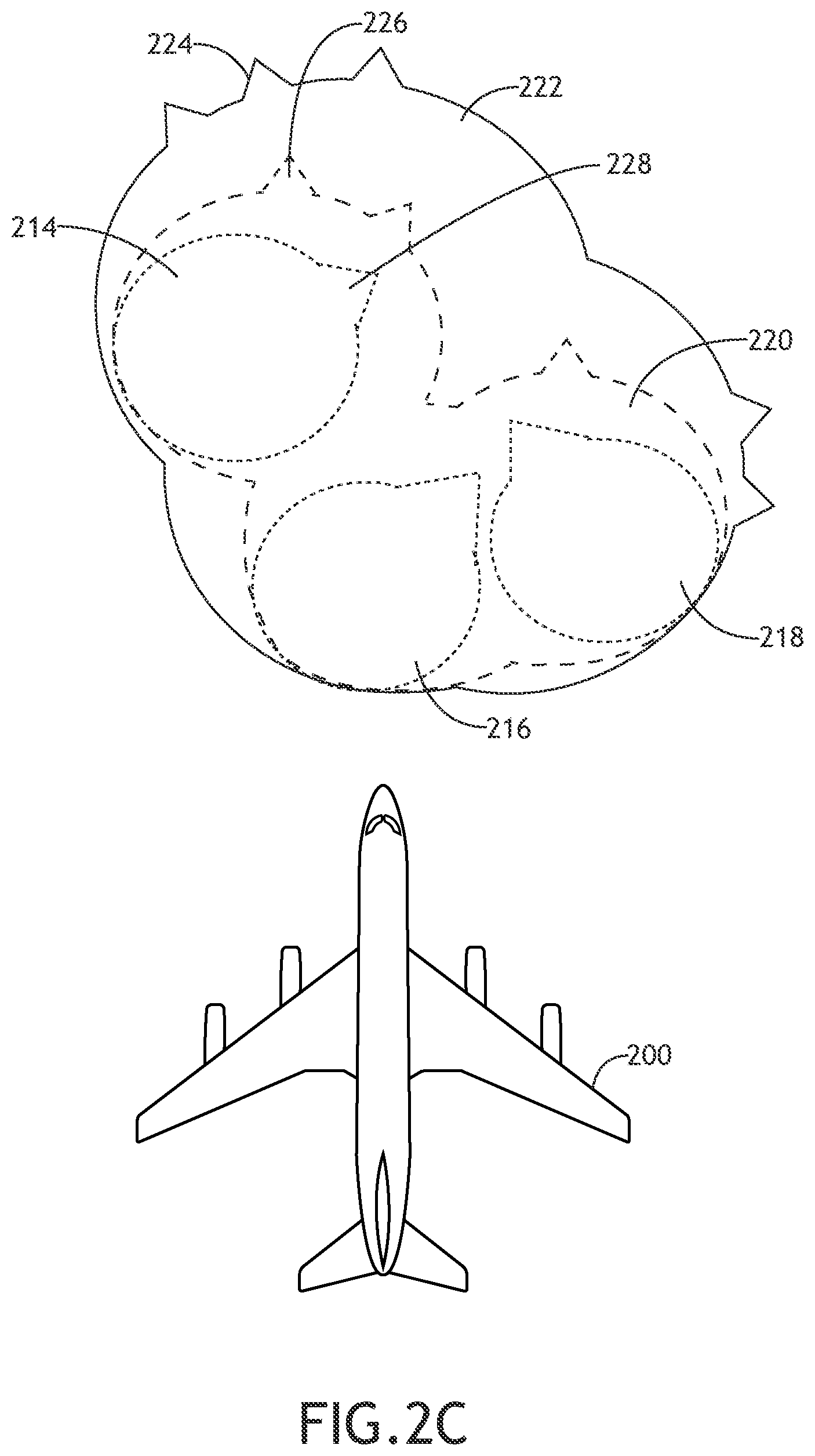 Patent US11783720 Figure 4 – High traffic zone display