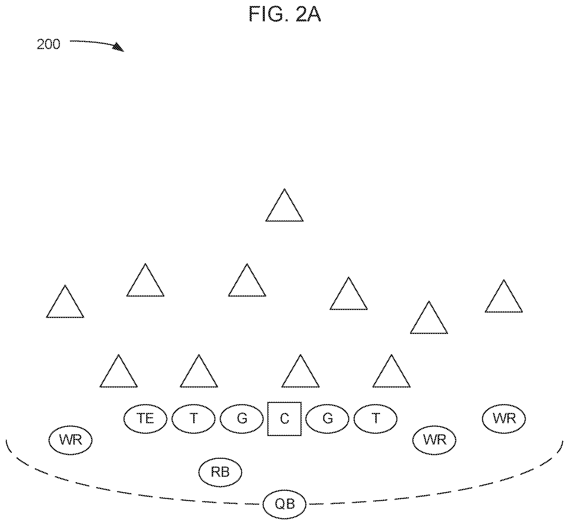 Patent US11783721 Figure 2 – Virtual team sport trainer