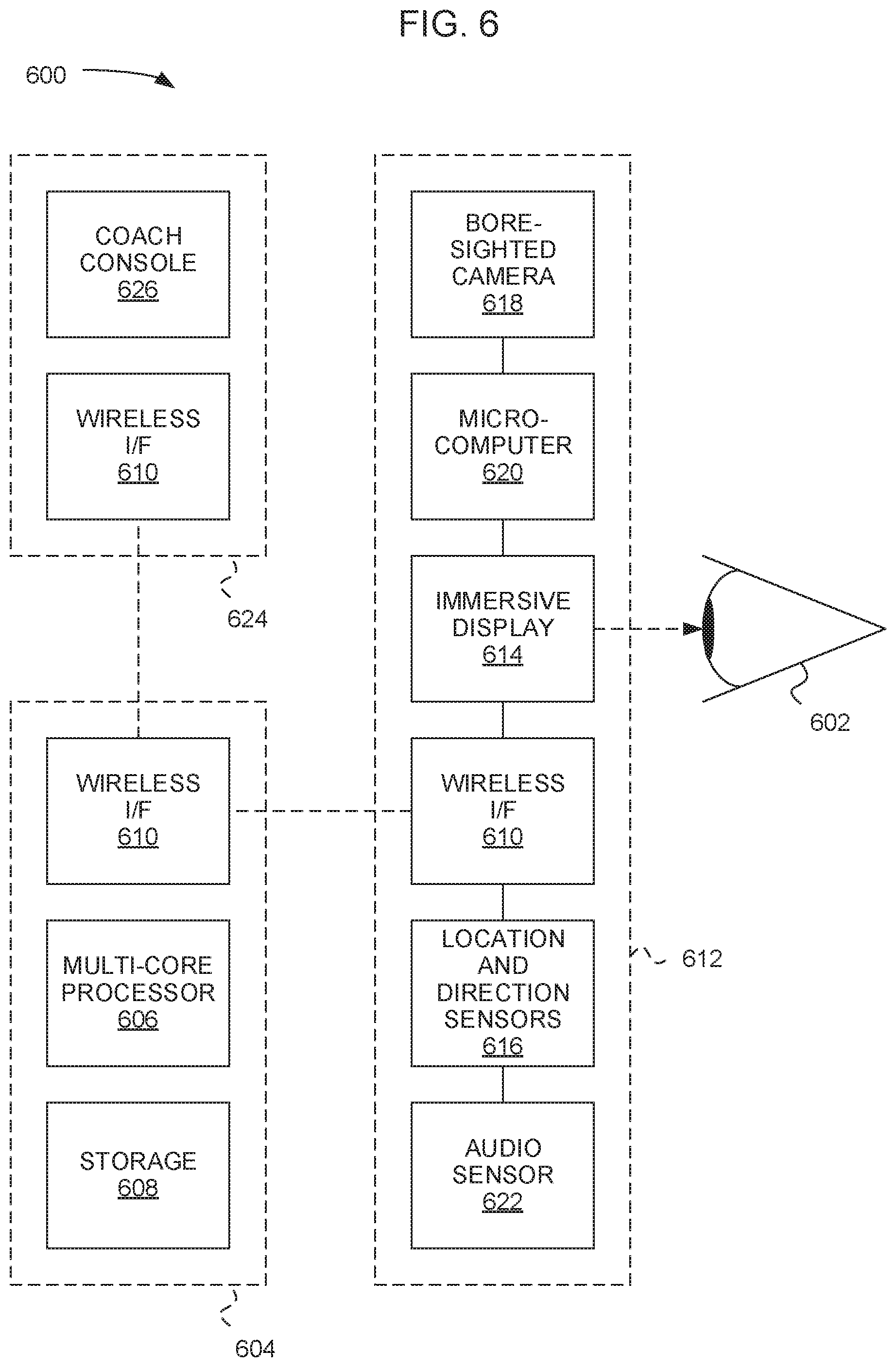 Patent US11783721 Figure 7 – Virtual team sport trainer