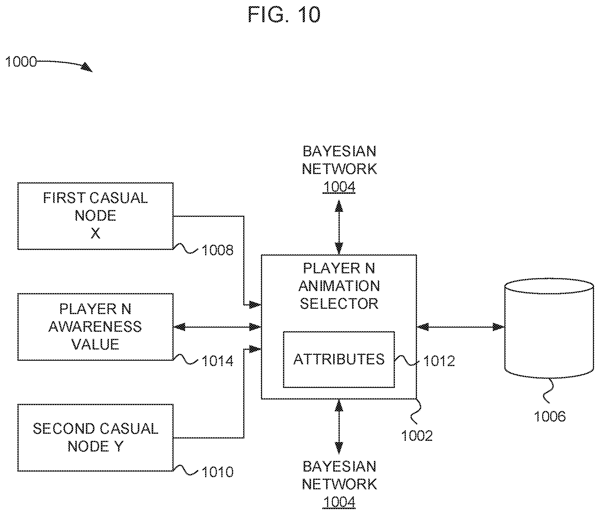 Patent US11783721 Figure 10 – Virtual team sport trainer