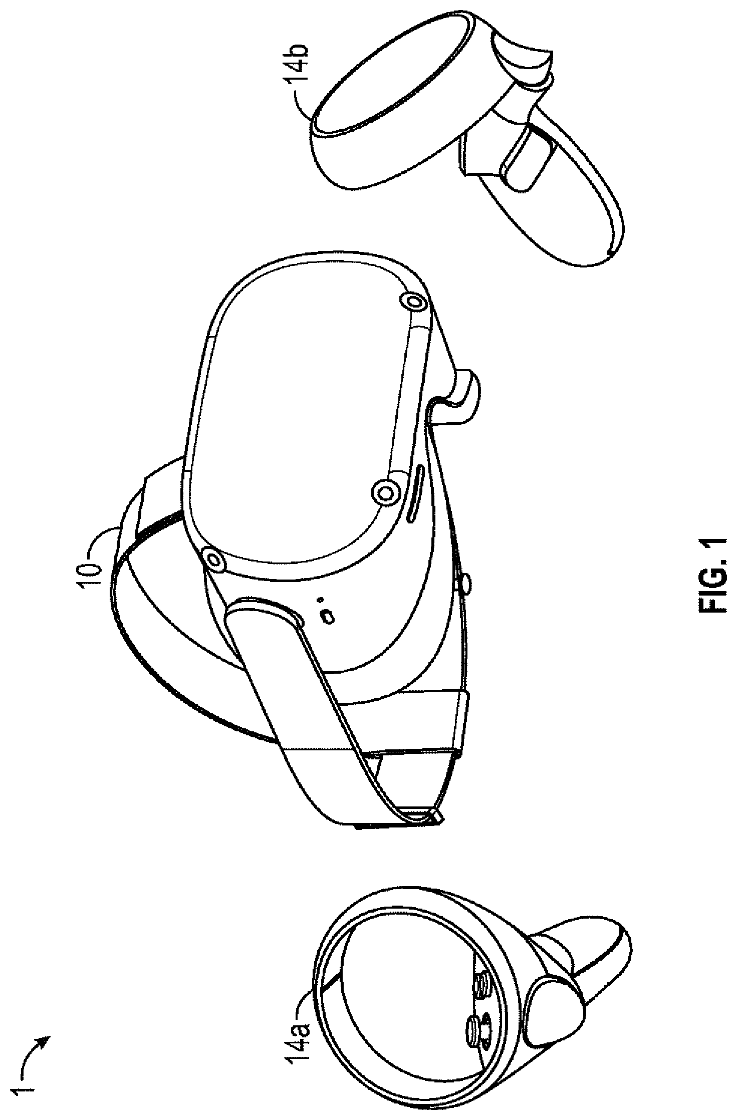 Patent US11783727 — Lesson-based virtual reality welding training system — Figure 1