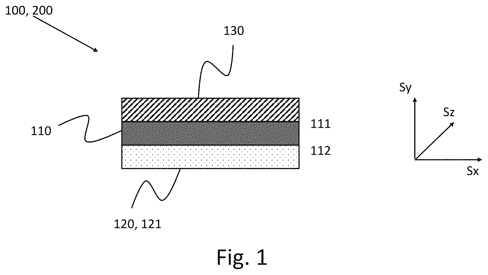 Patent US11783730 Figure 1 – Linerless label