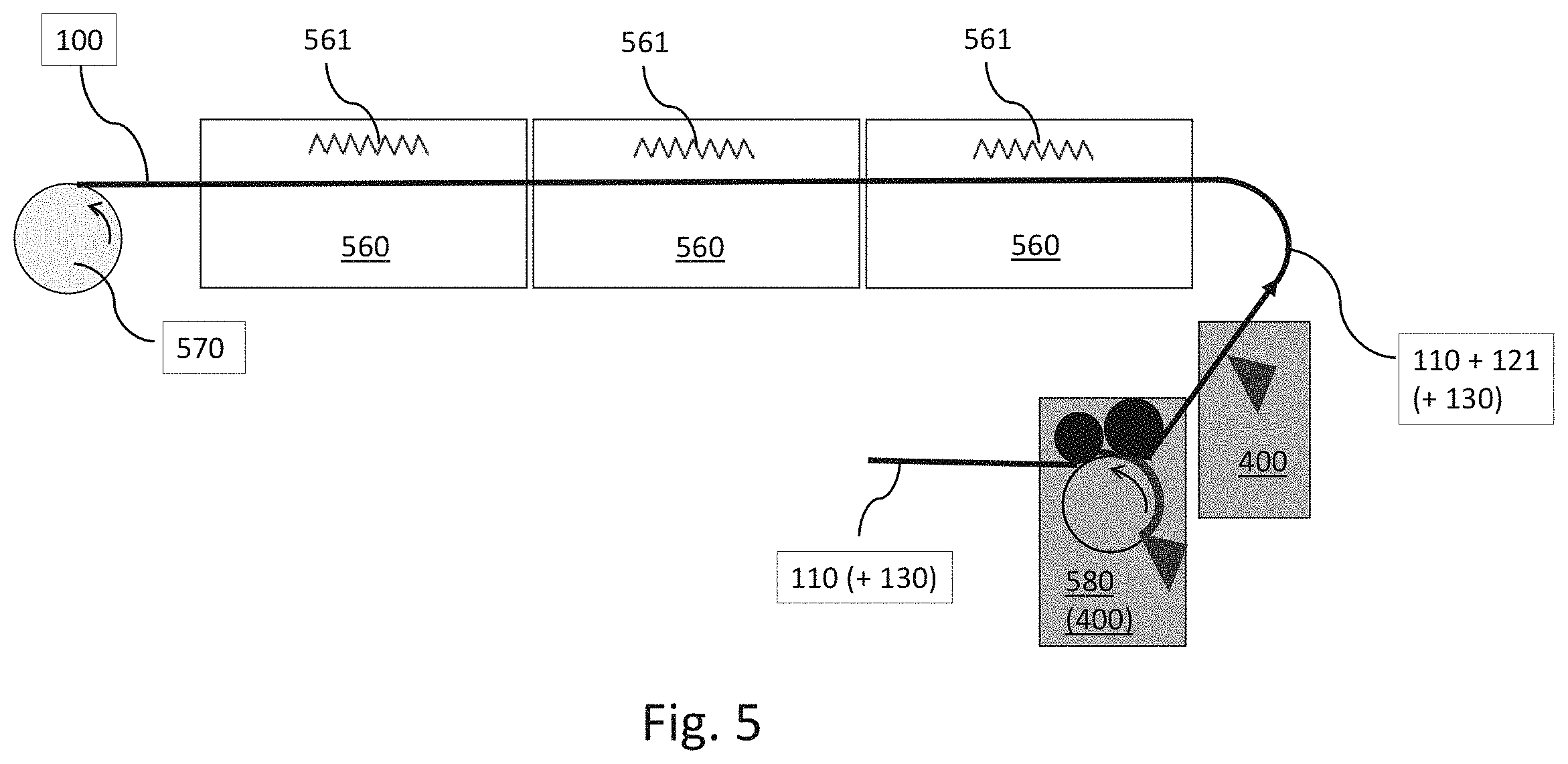 Patent US11783730 Figure 5 – Linerless label