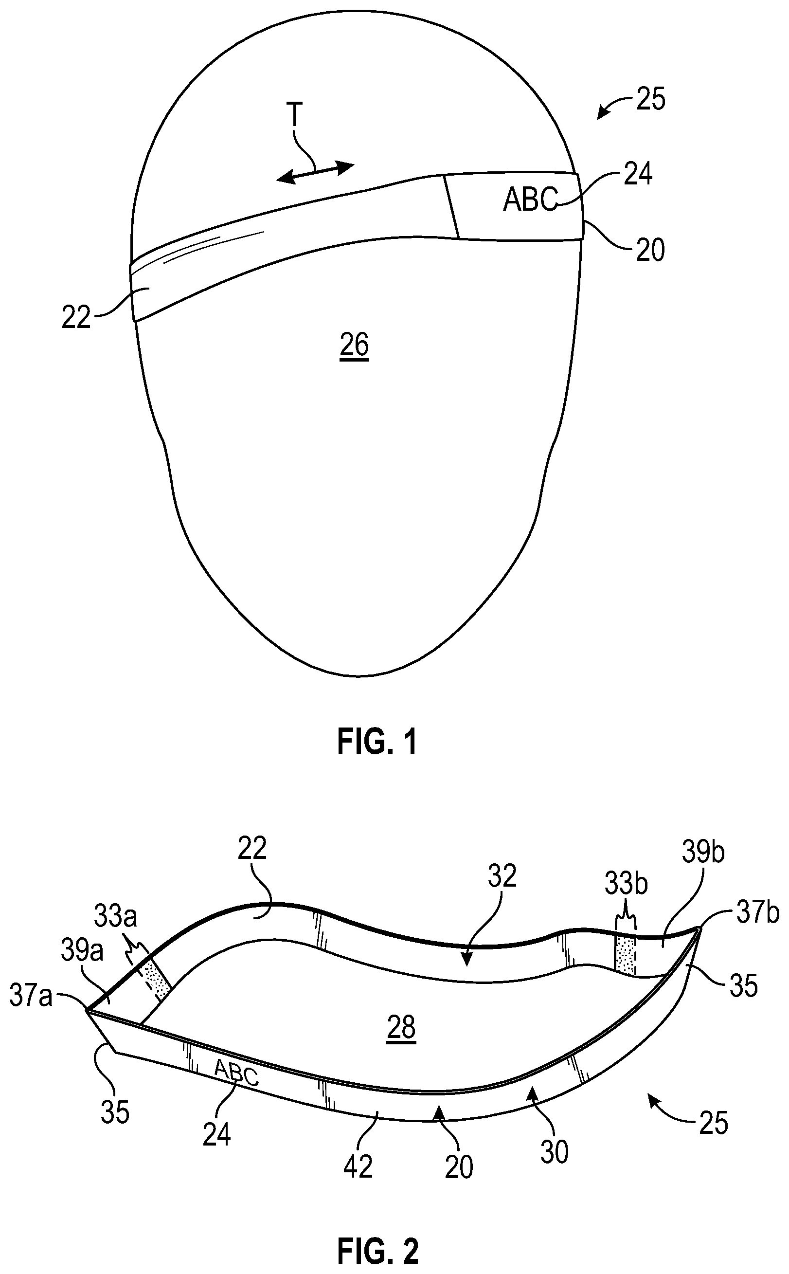 Patent US11783731 Figure 1 – Method for manufacturing a labeling article with an encapsulated tag end