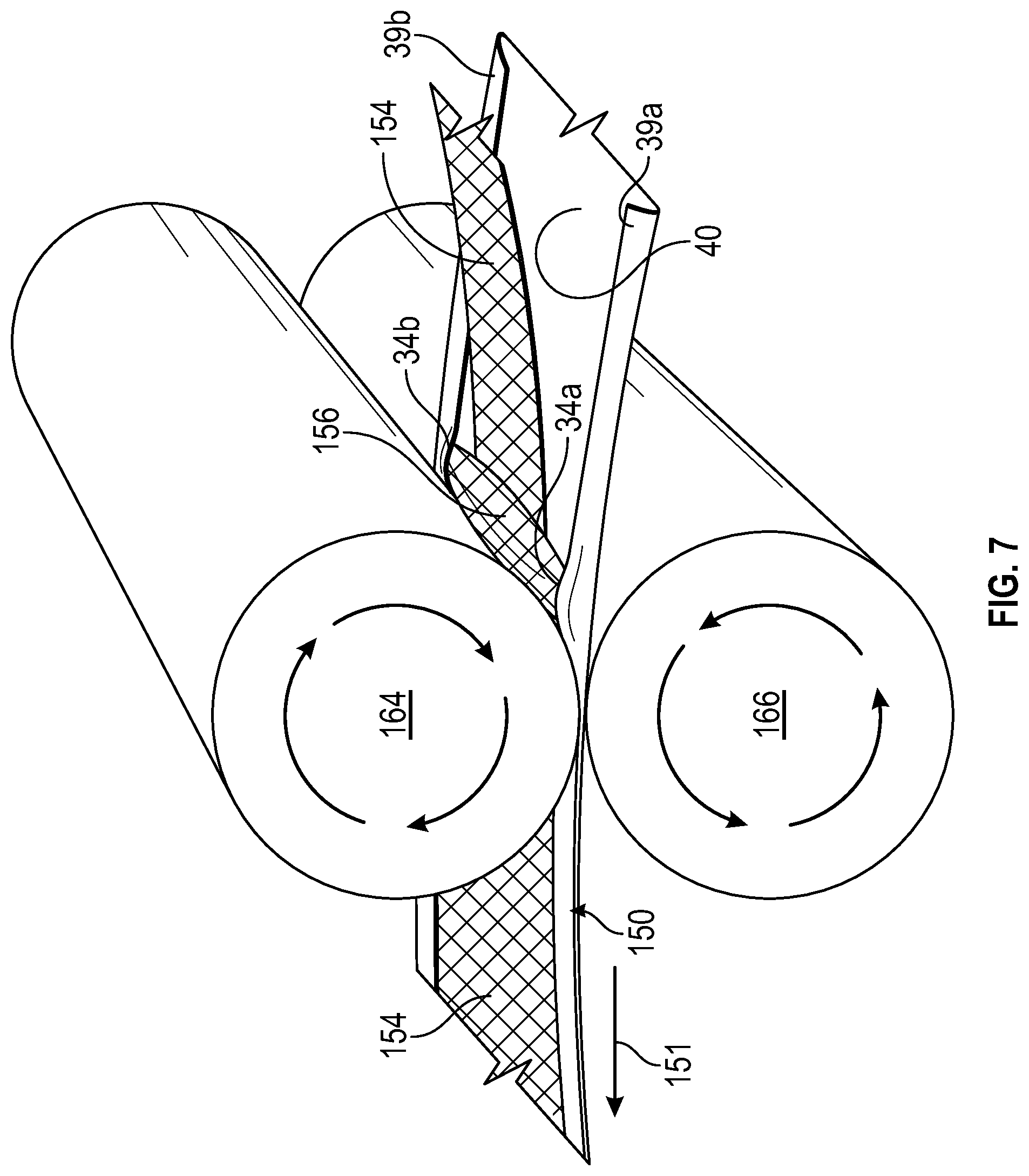 Patent US11783731 Figure 5 – Method for manufacturing a labeling article with an encapsulated tag end