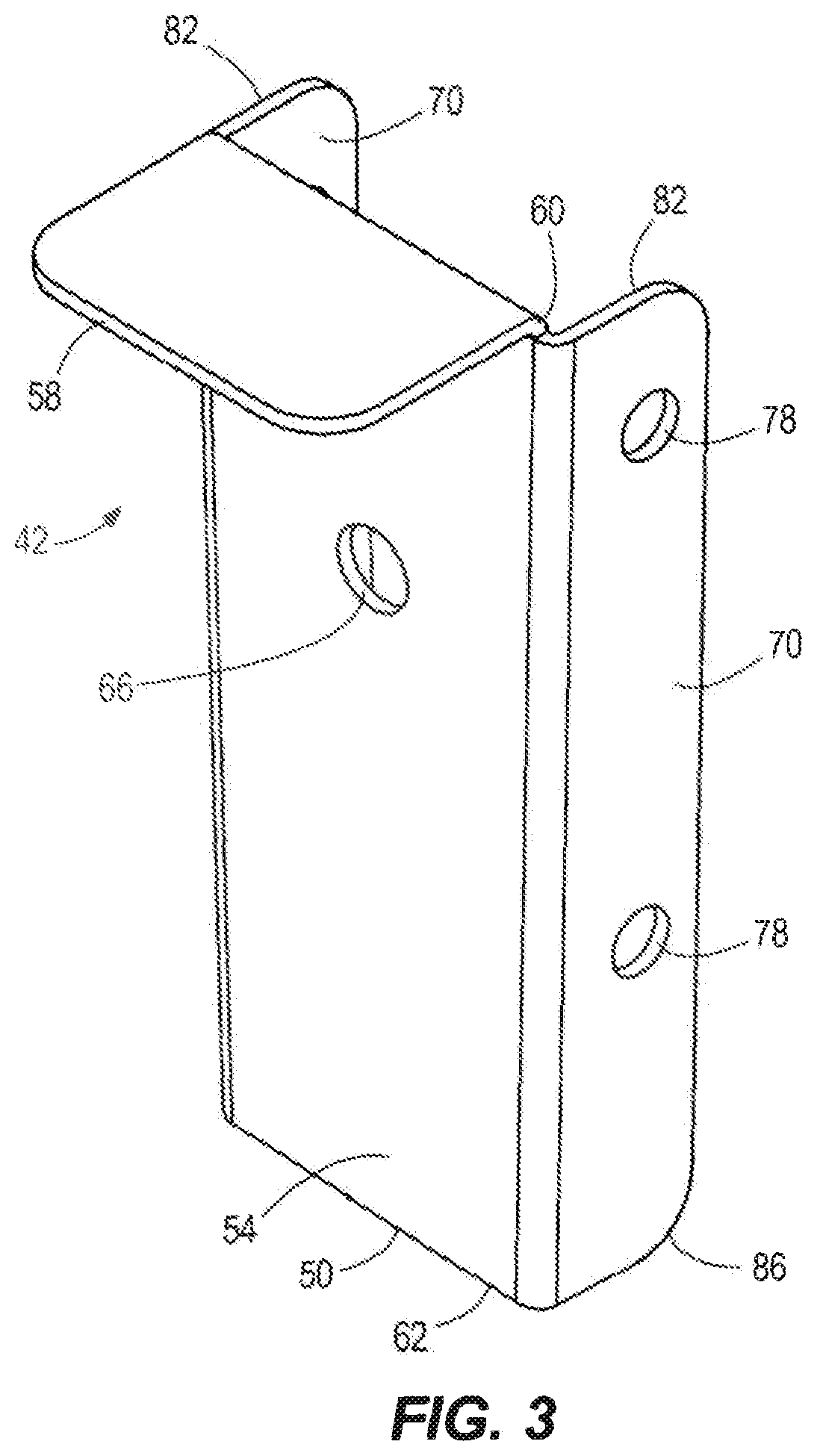 Patent US11783732 Figure 3 – Height adjustable sign holder
