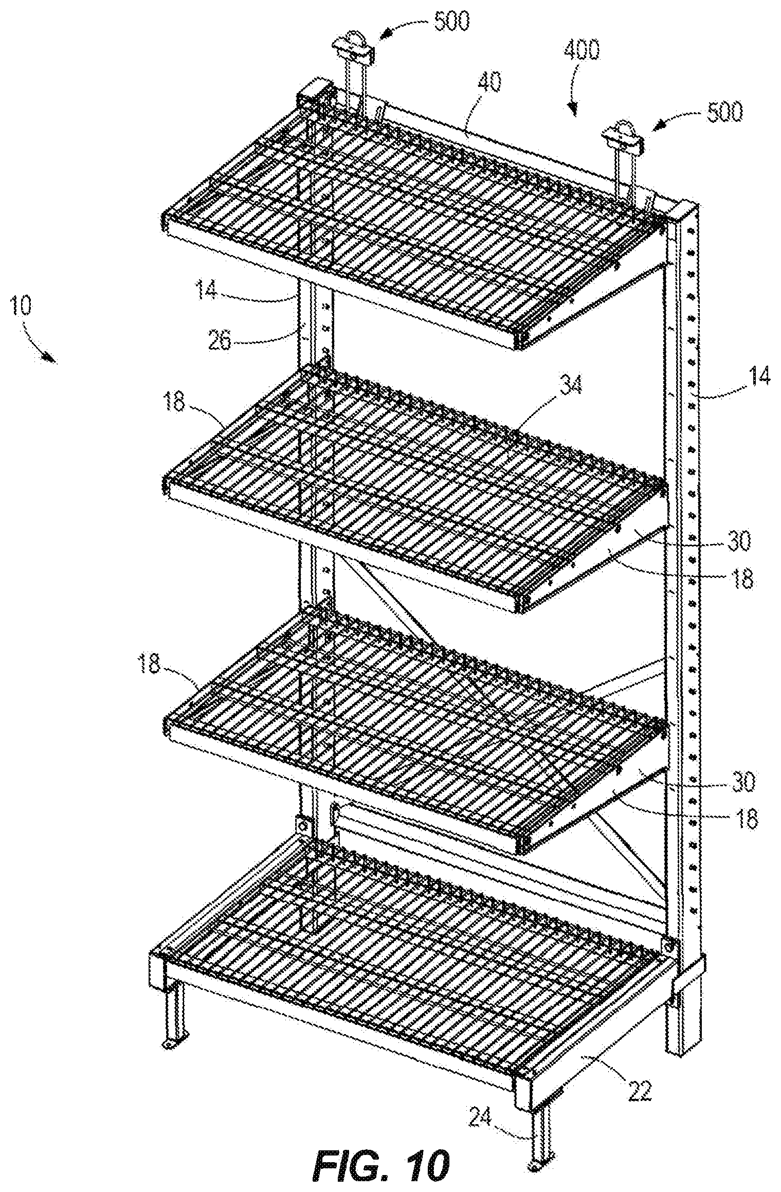 Patent US11783732 Figure 9 – Height adjustable sign holder