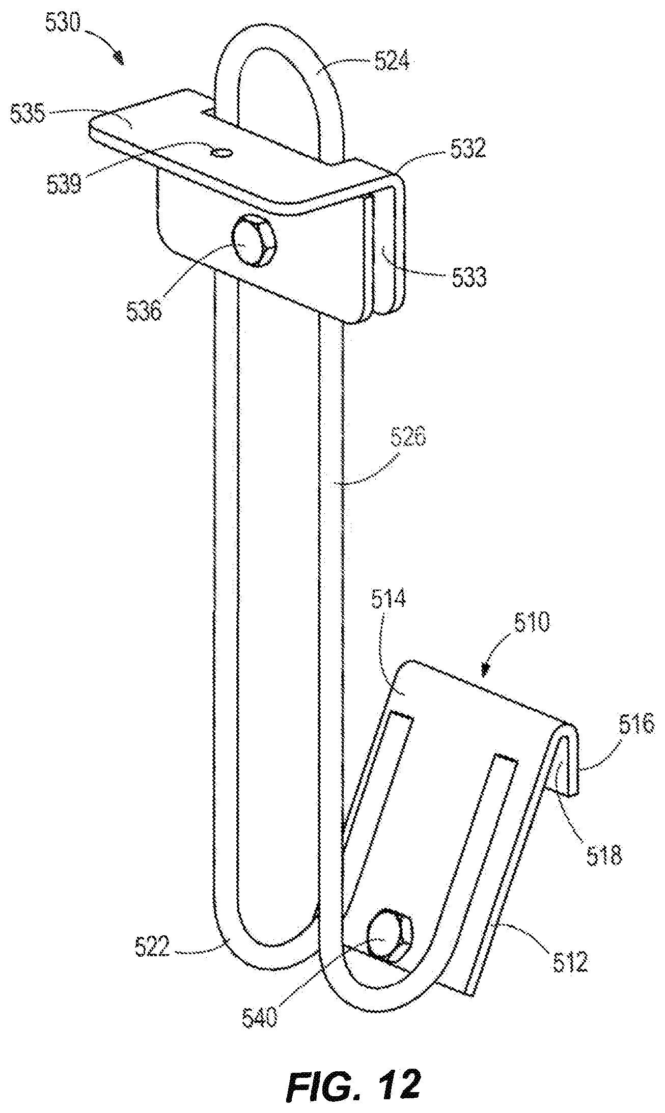 Patent US11783732 Figure 11 – Height adjustable sign holder