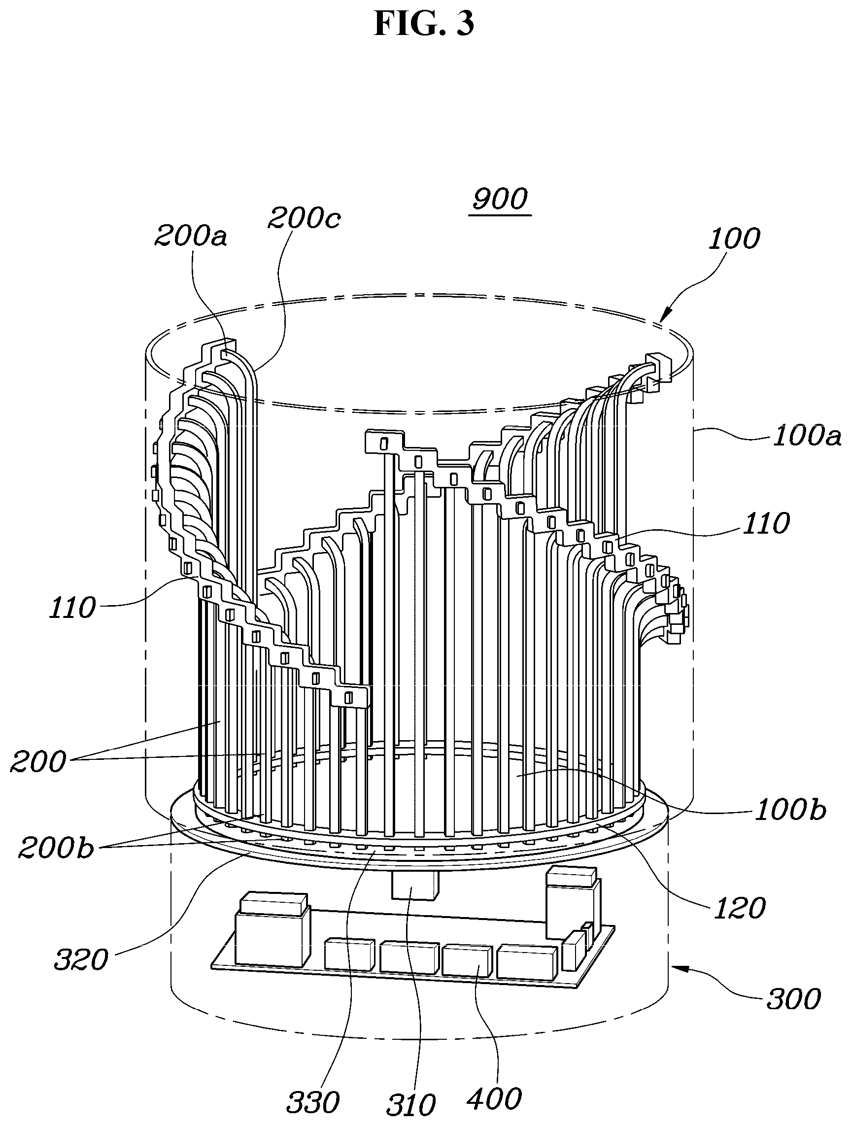 Patent US11783736 Figure 3 – Lighting device for implementing image