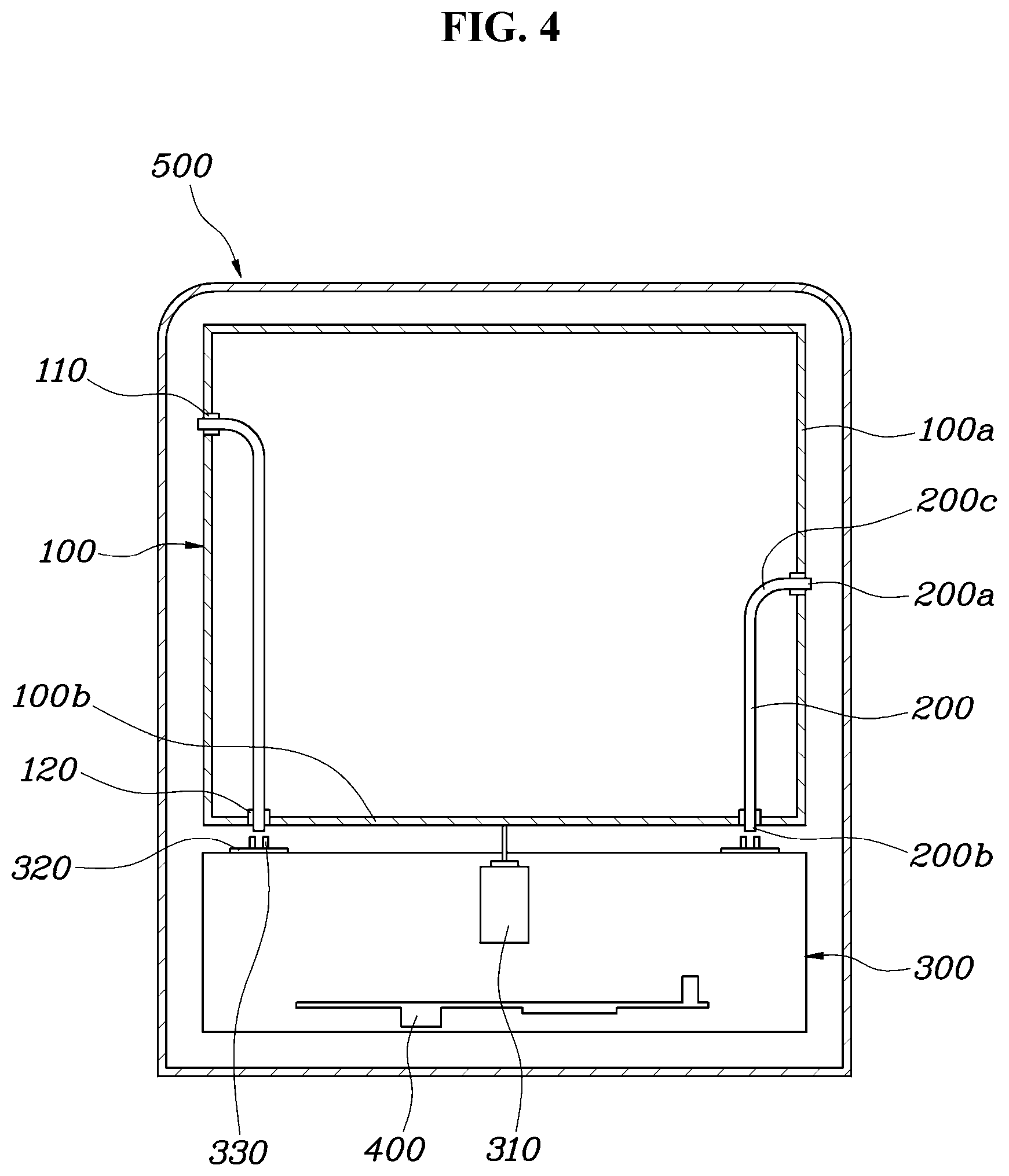 Patent US11783736 Figure 4 – Lighting device for implementing image