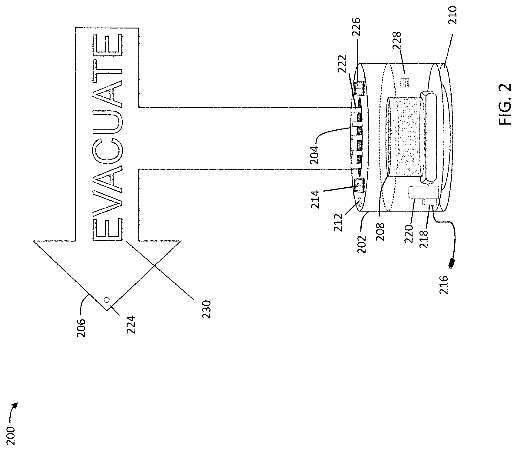 Patent US11783737 Figure 2 – Crowd traffic management system
