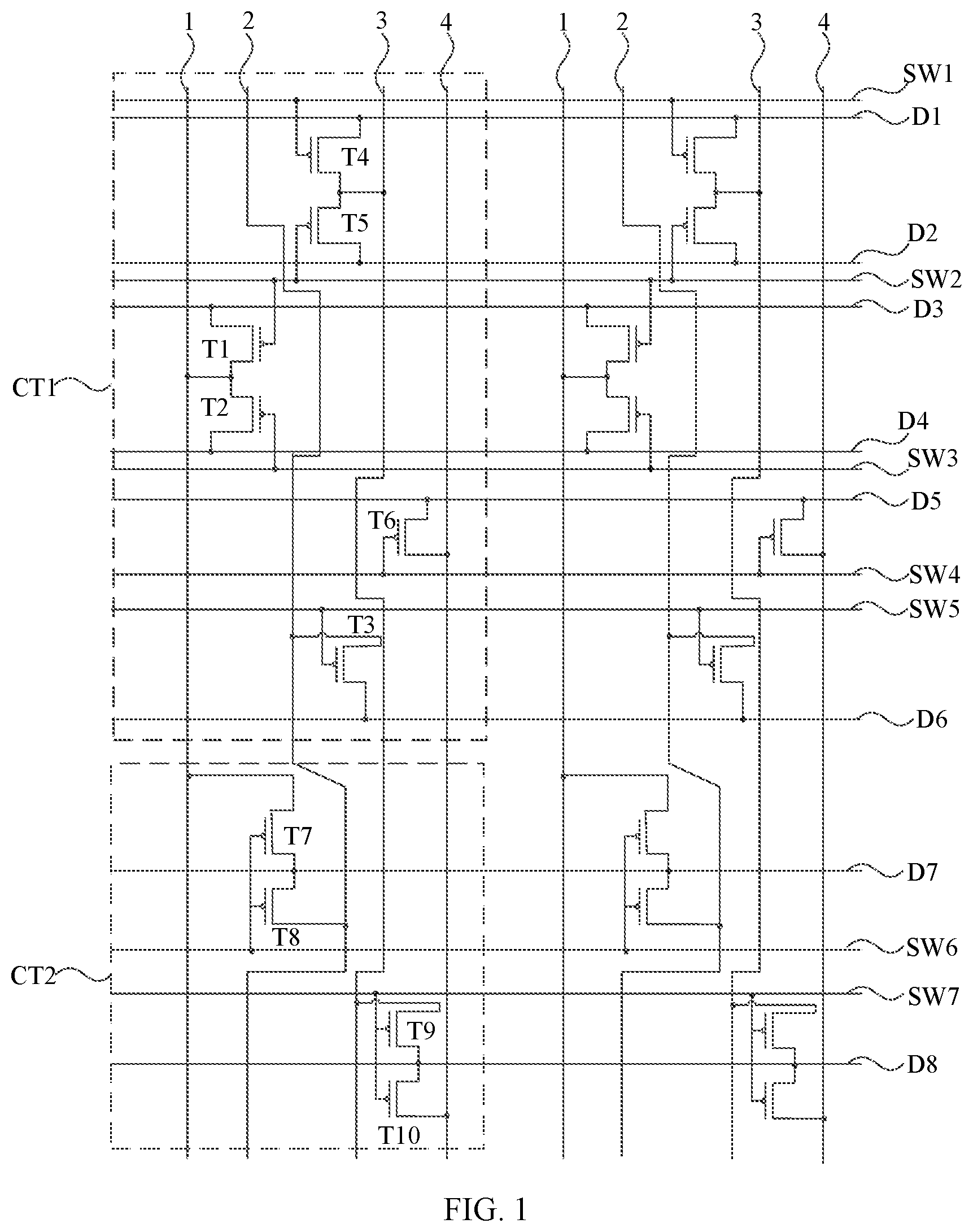 Patent US11783740 Figure 1 – Display substrate, manufacturing method thereof, and display device
