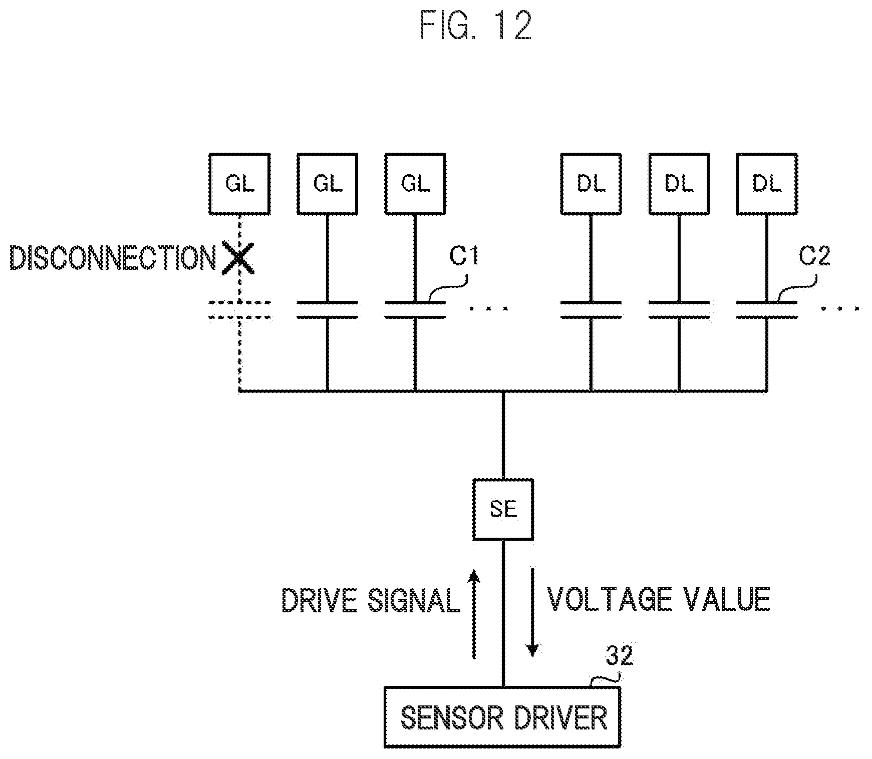 Patent US11783741 Figure 12 – Liquid crystal display device and line defect detection method