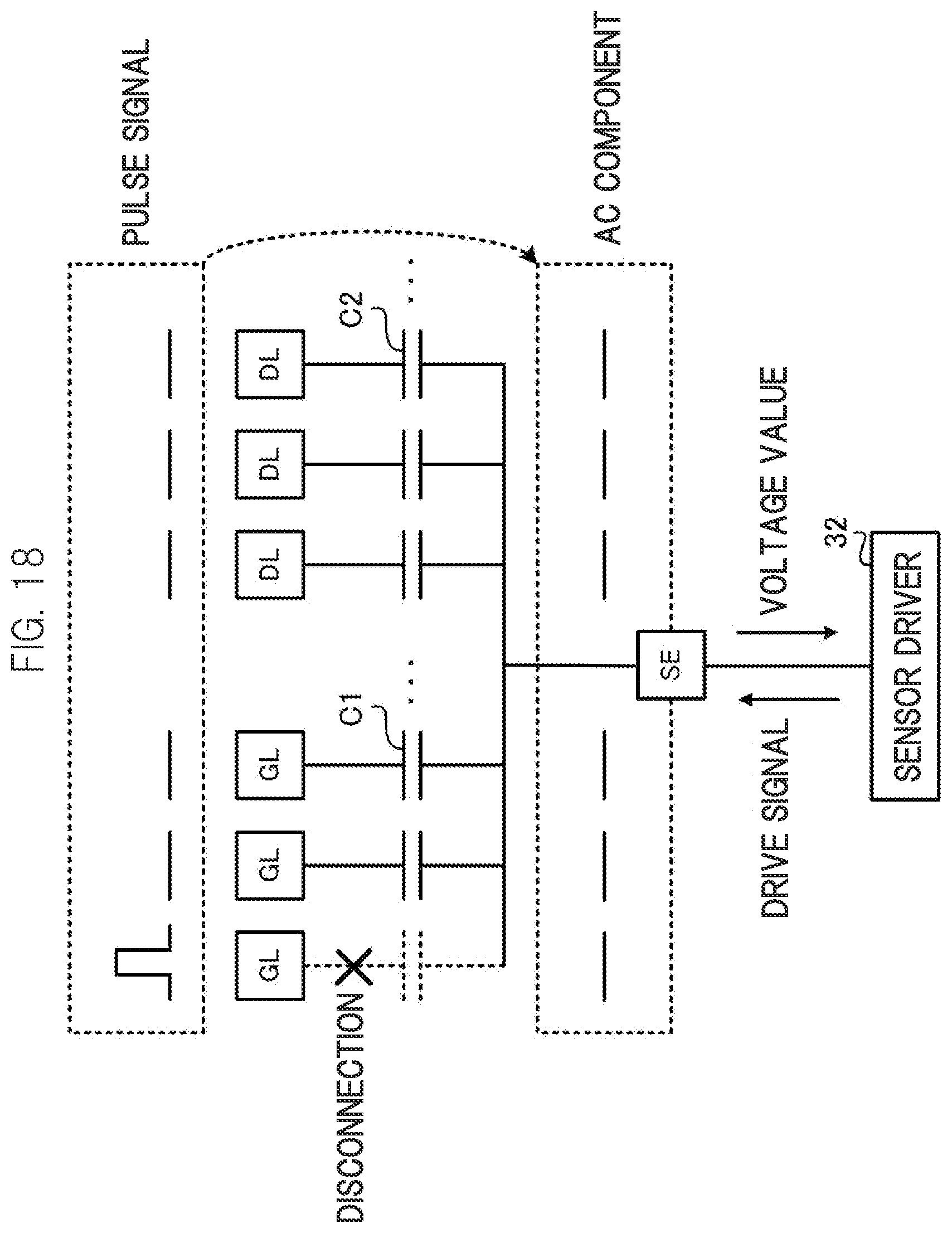 Patent US11783741 Figure 18 – Liquid crystal display device and line defect detection method
