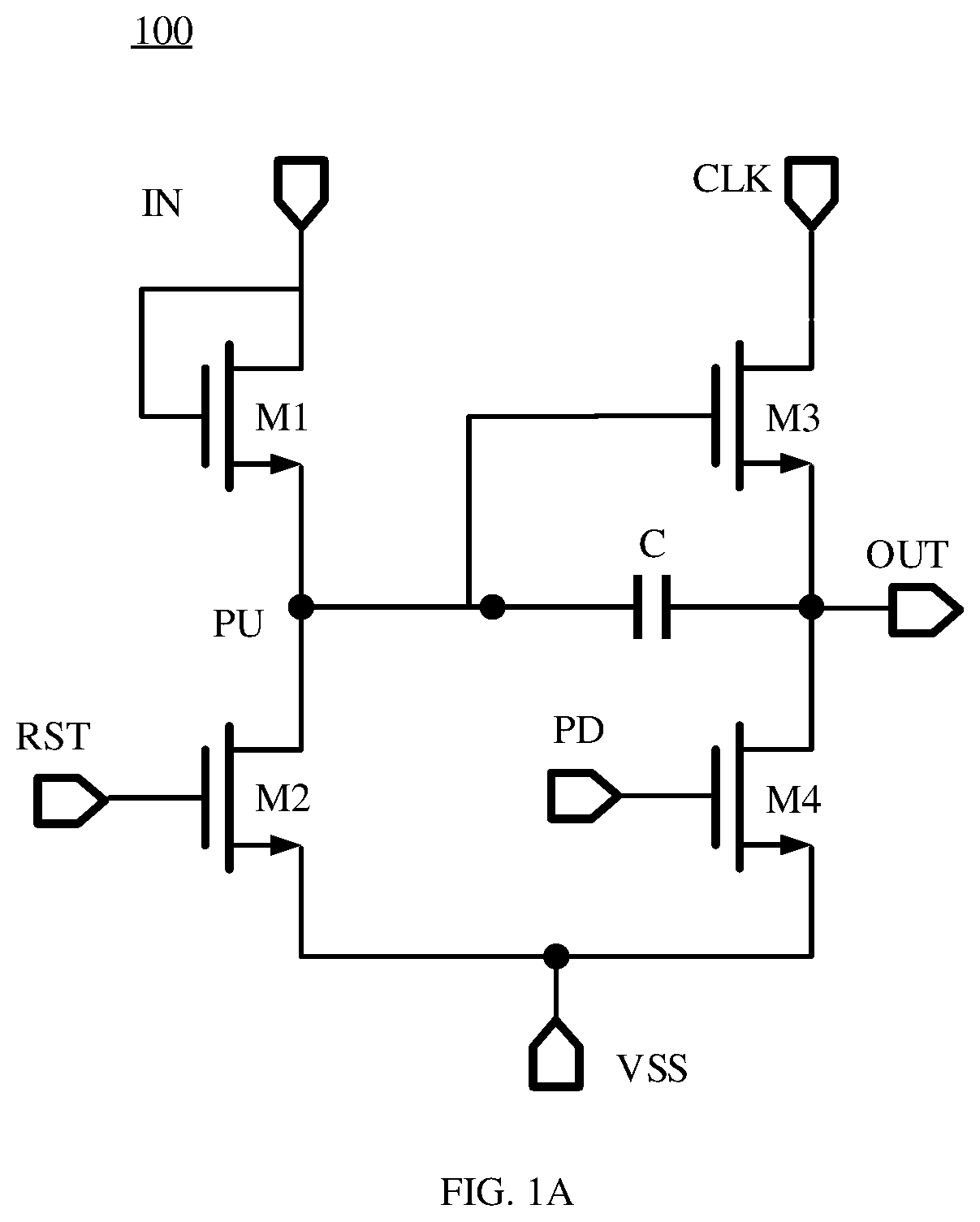 Patent US11783744 Figure 1 – Gate driving circuit, method for driving gate driving circuit and display panel