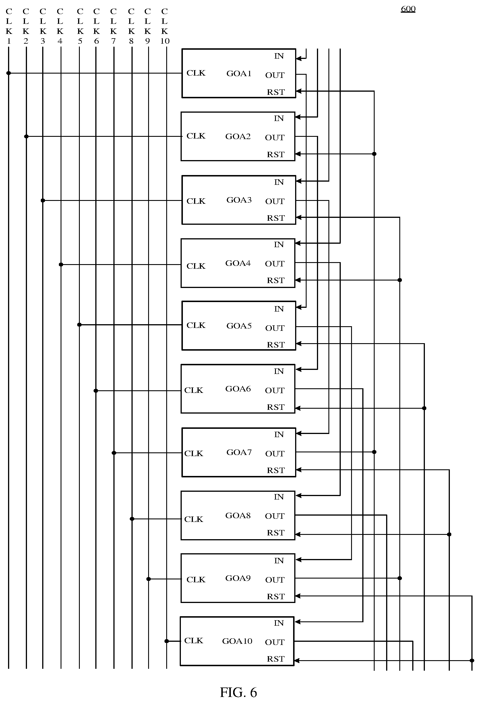 Patent US11783744 Figure 8 – Gate driving circuit, method for driving gate driving circuit and display panel