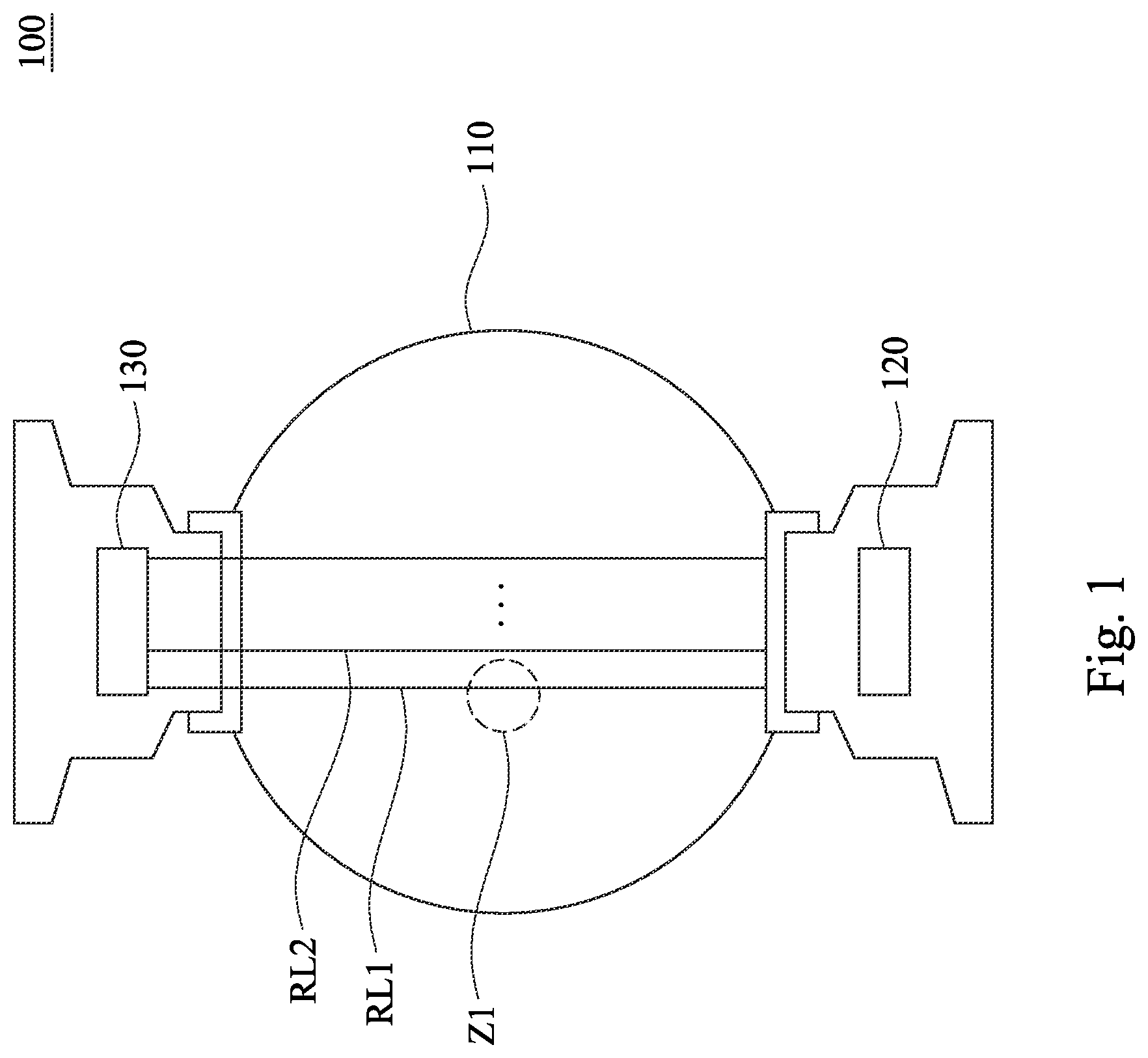 Patent US11783747 Figure 1 – Display device