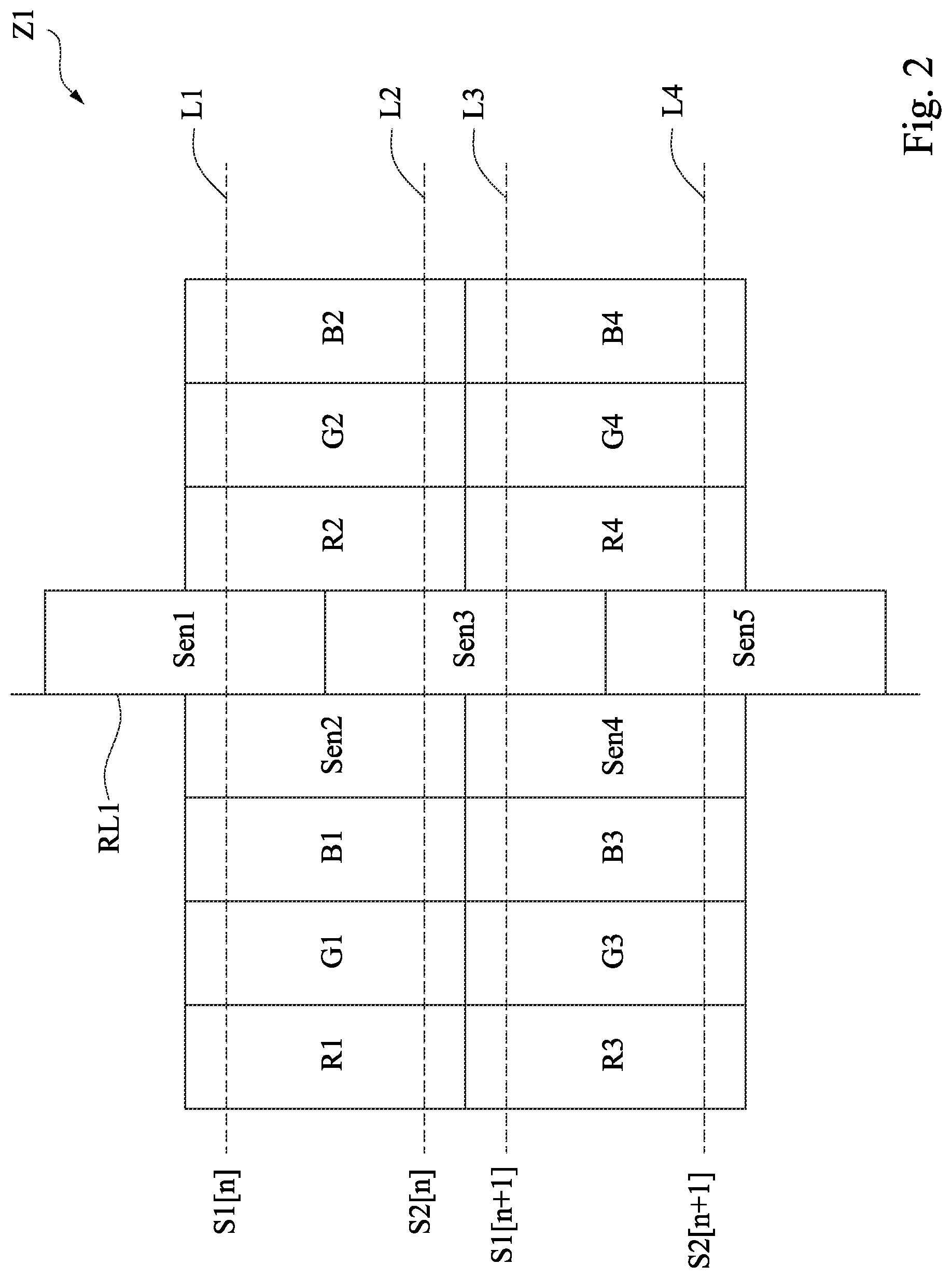 Patent US11783747 Figure 2 – Display device
