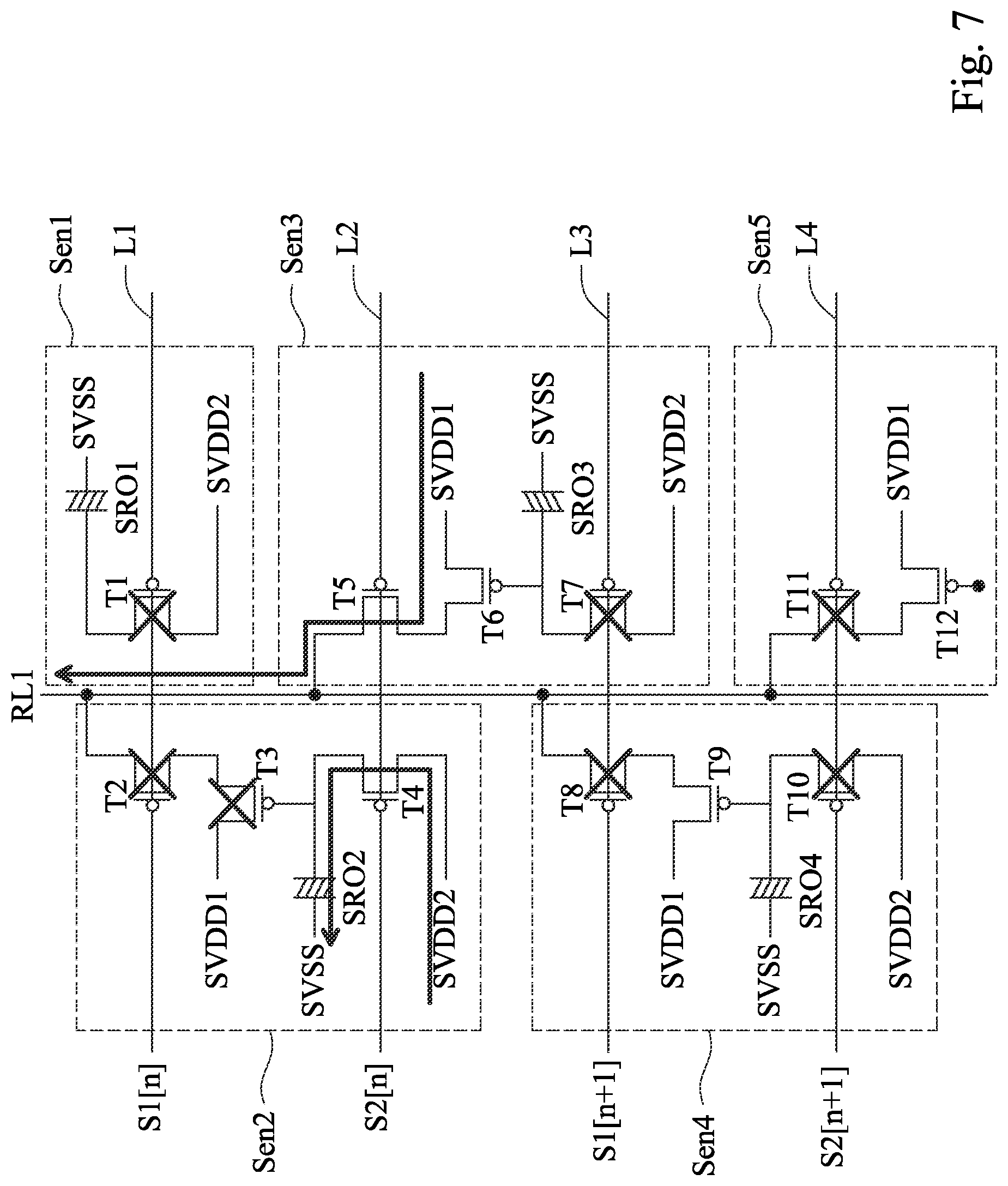 Patent US11783747 Figure 7 – Display device