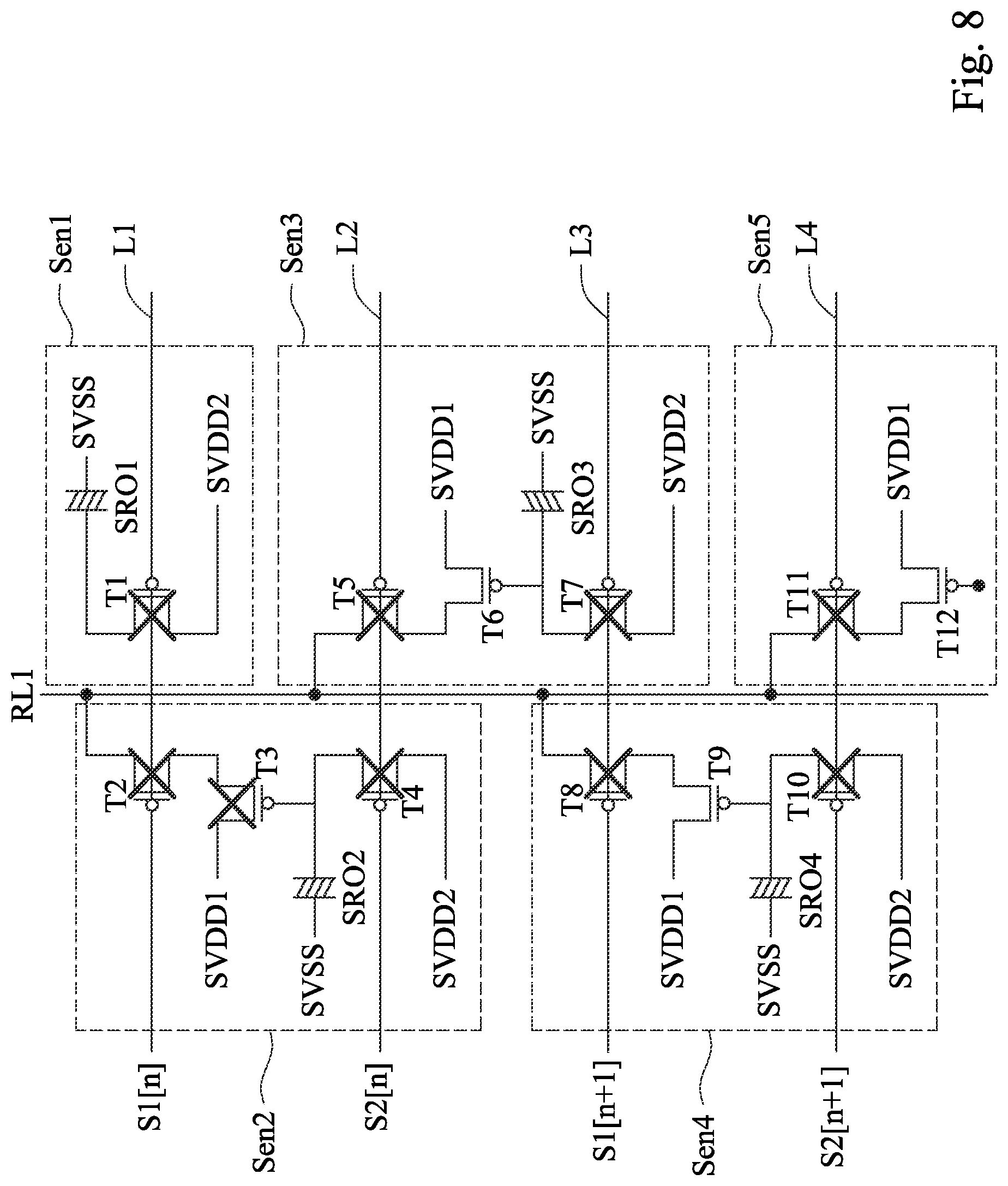Patent US11783747 Figure 8 – Display device