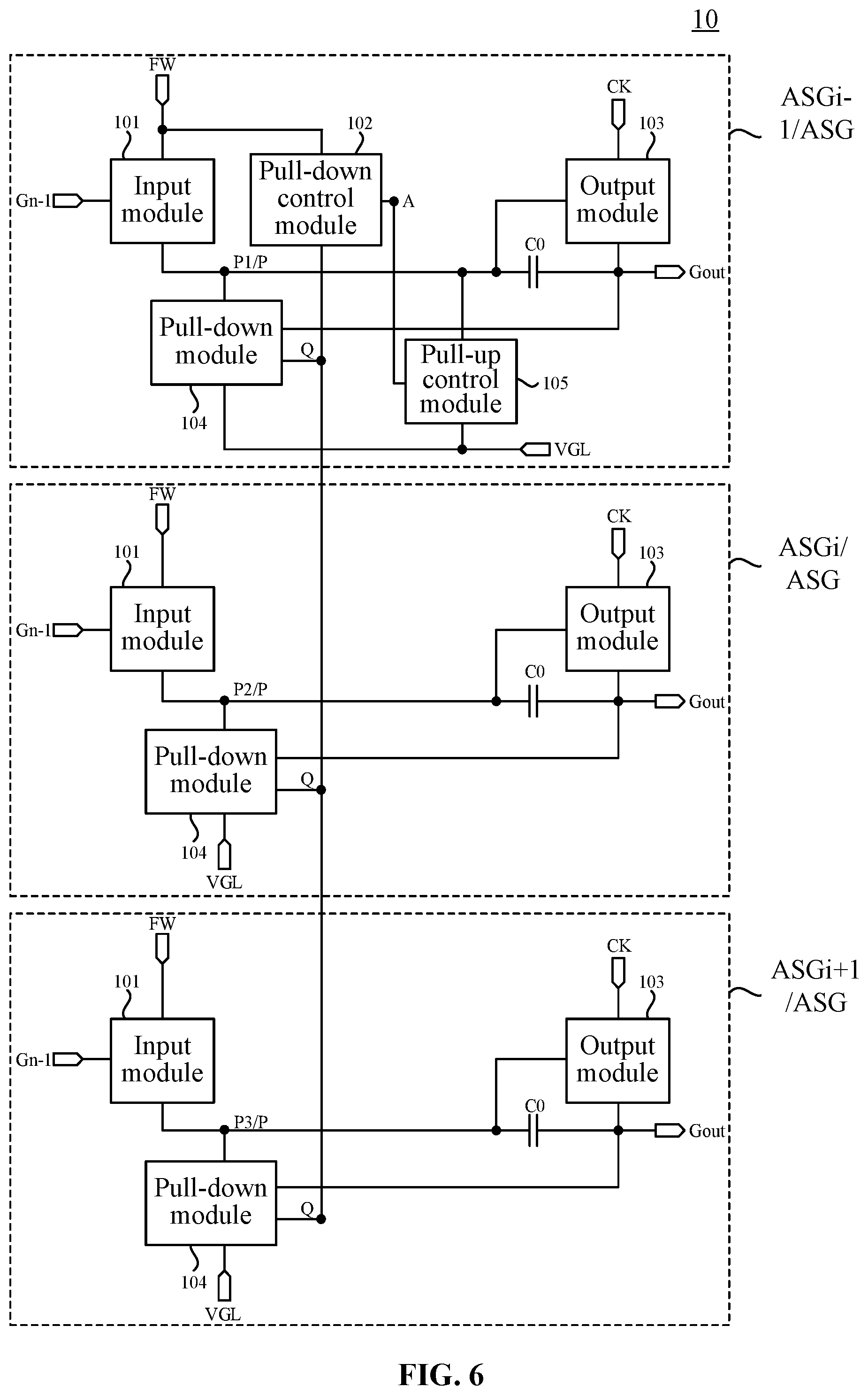 Patent US11783753 Figure 6 – Shift register circuit, display panel and display device