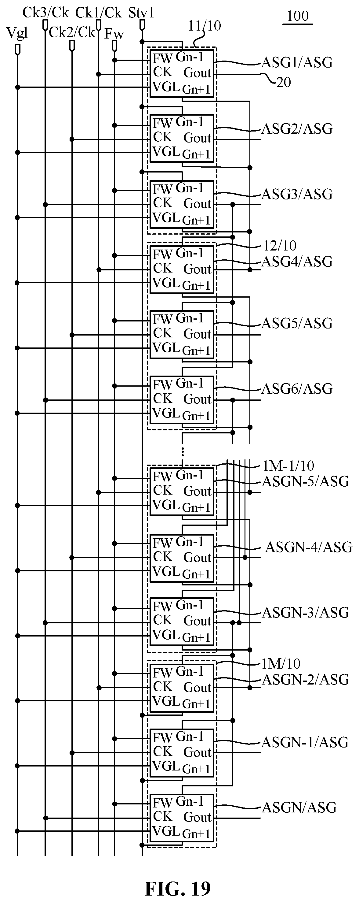 Patent US11783753 Figure 19 – Shift register circuit, display panel and display device