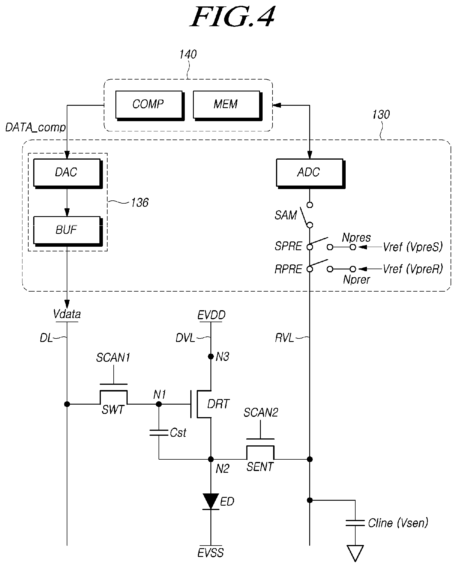 Patent US11783755 Figure 4 – Display device and display driving method
