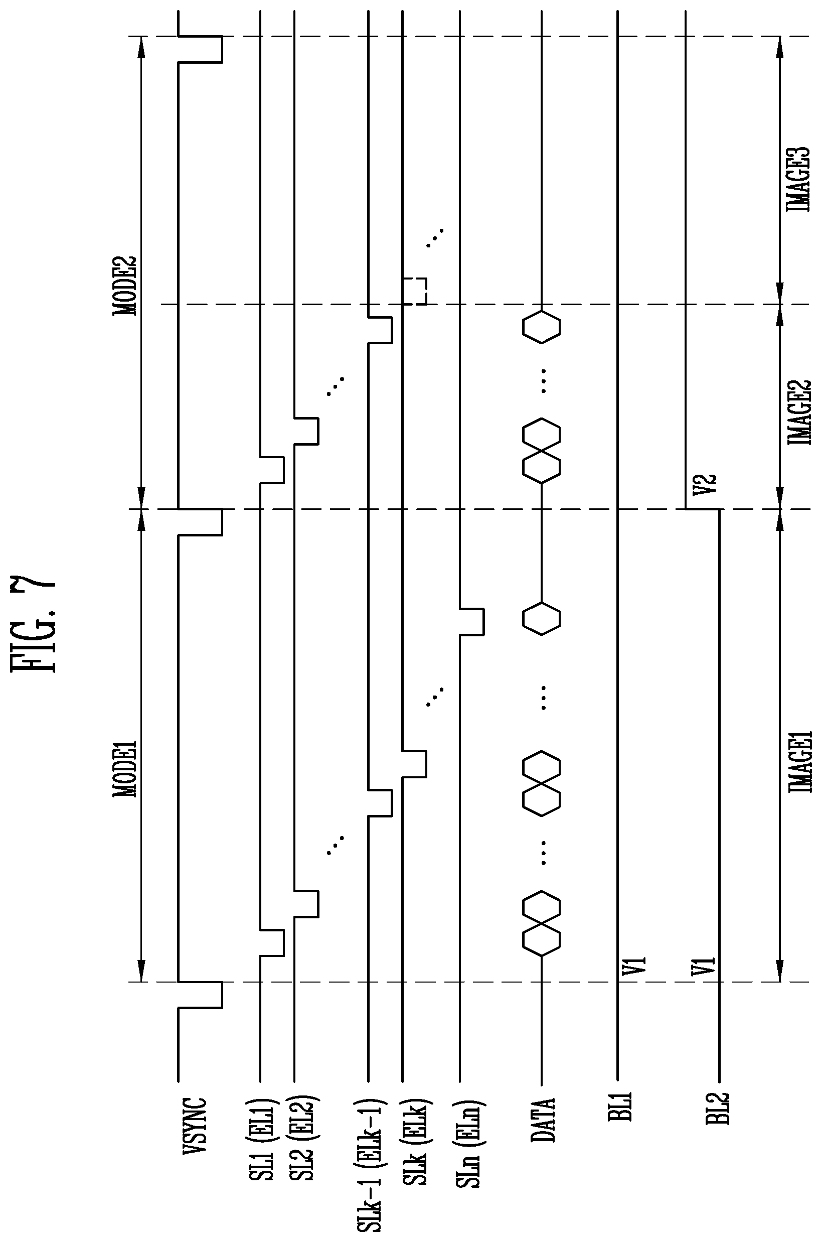 Patent US11783758 Figure 7 – Display device having one or more driving periods
