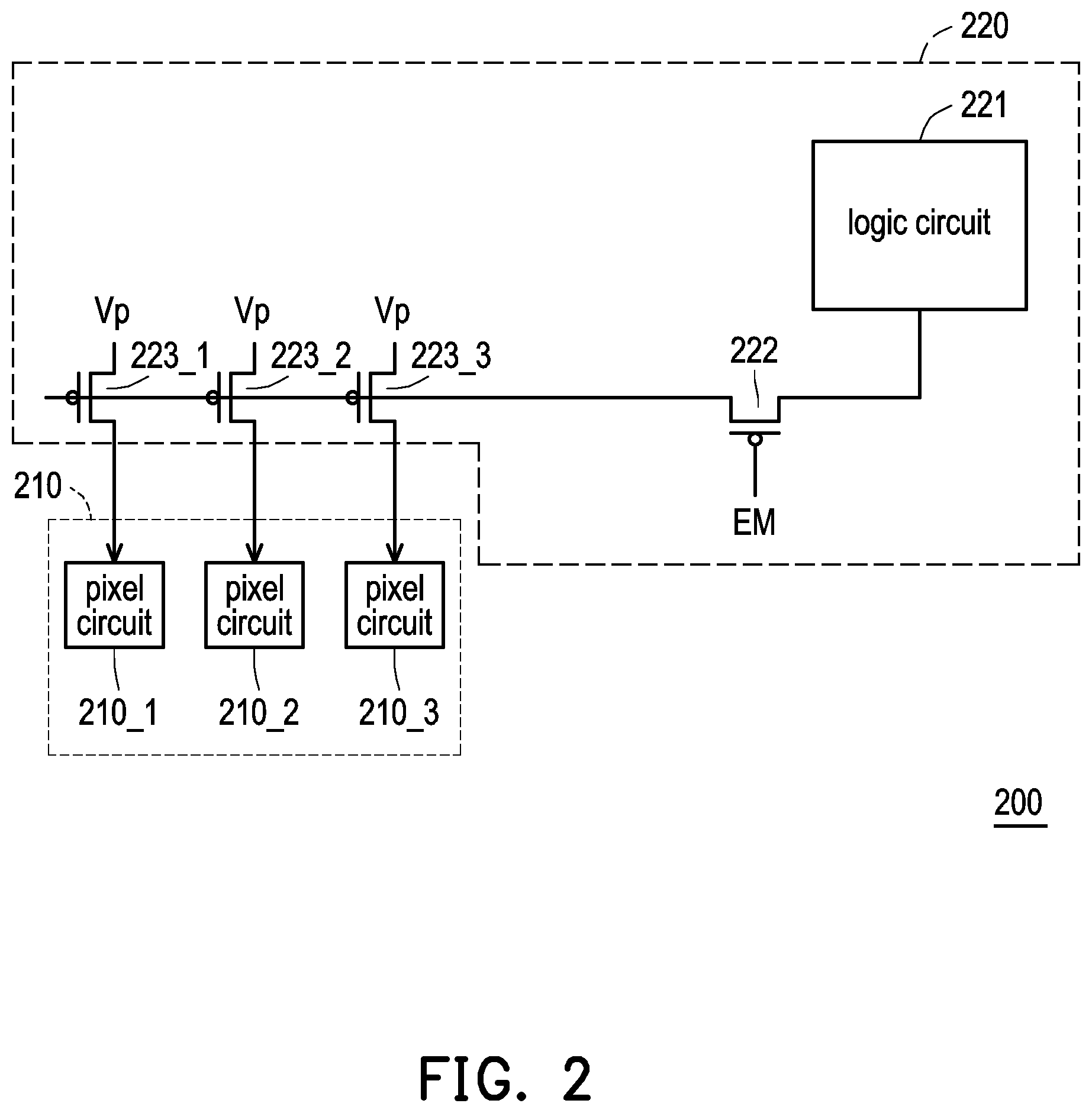 Patent US11783761 Figure 2 – Electronic device