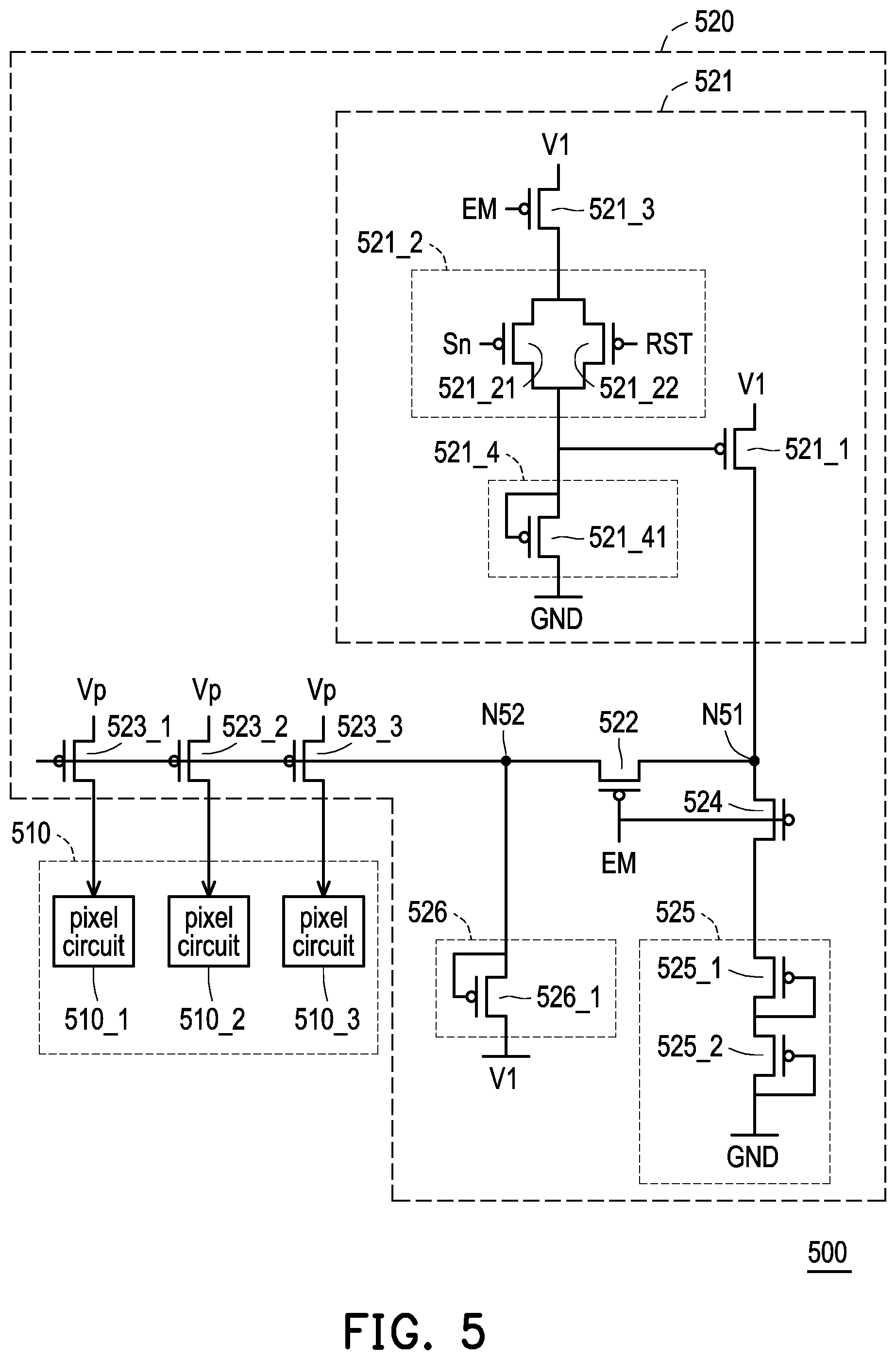 Patent US11783761 Figure 5 – Electronic device