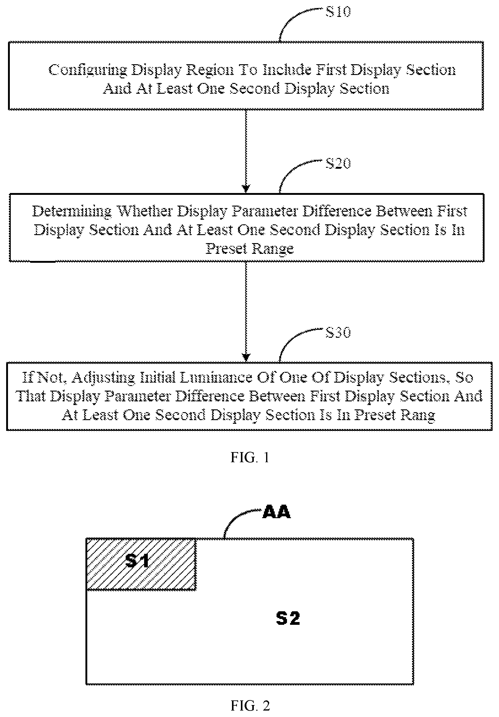 Patent US11783763 Figure 1 – Display control method and display device
