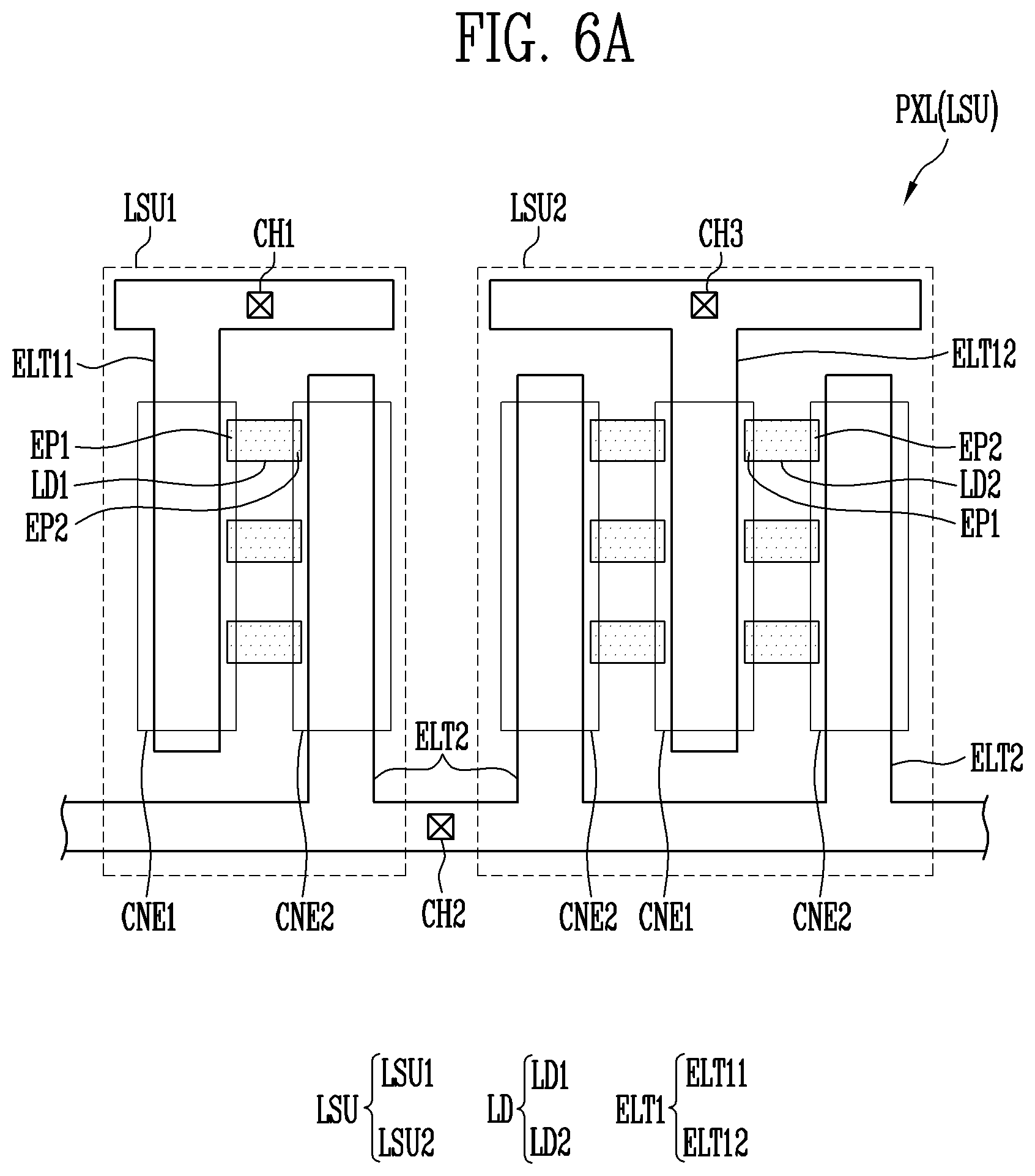 Patent US11783764 Figure 5 – Pixel, display device having same and driving method thereof
