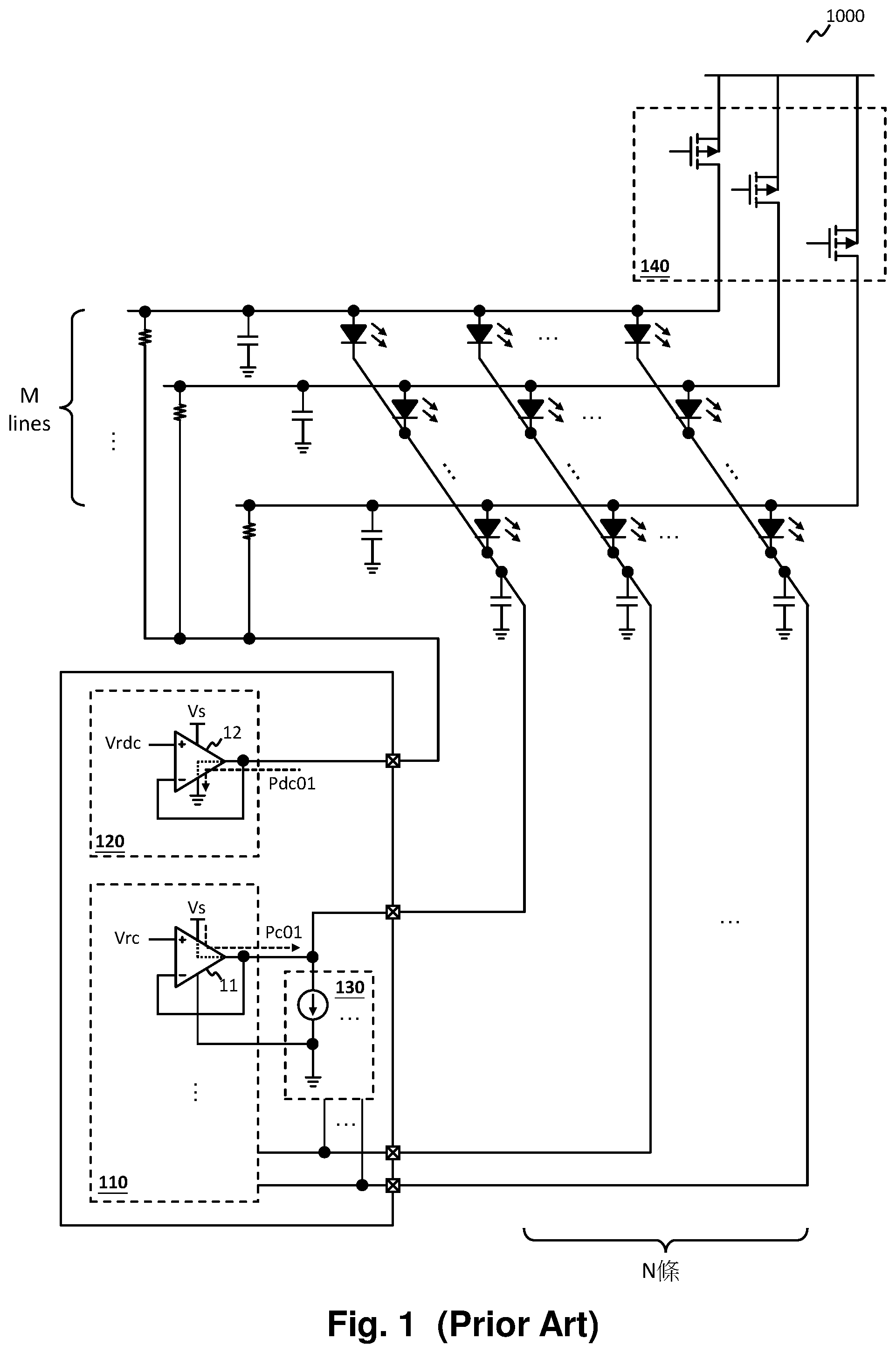 Patent US11783765 Figure 1 – High efficiency light emitting diode driver circuit and control method thereof