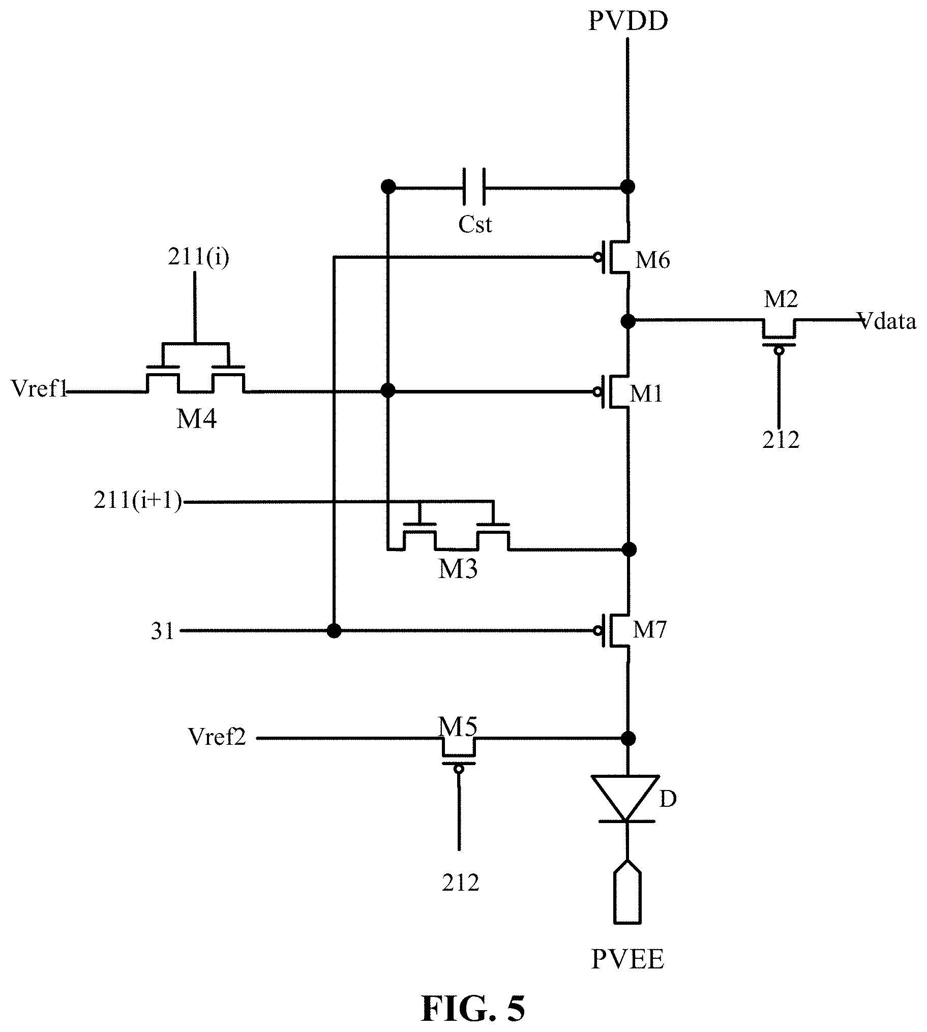 Patent US11783772 Figure 5 – Array substrate, display panel, and display device