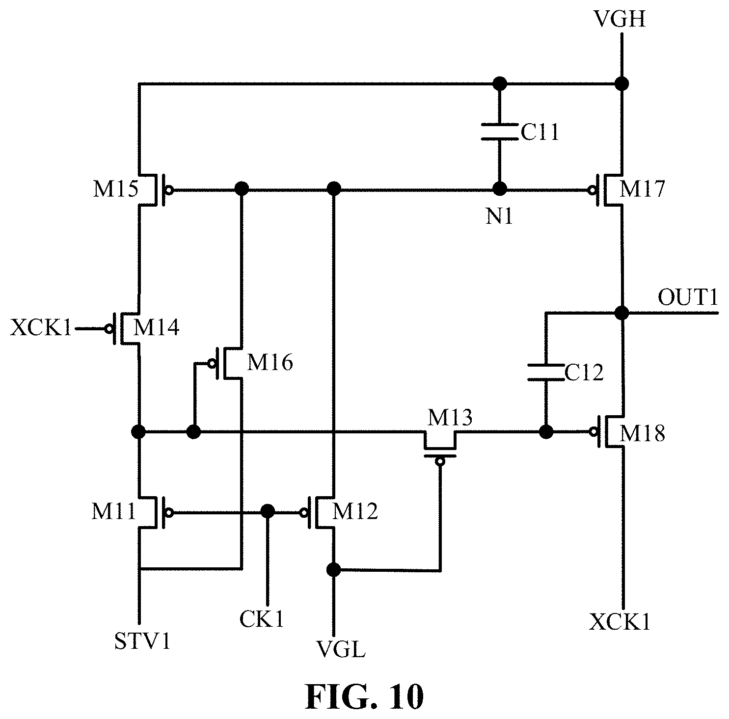 Patent US11783772 Figure 10 – Array substrate, display panel, and display device