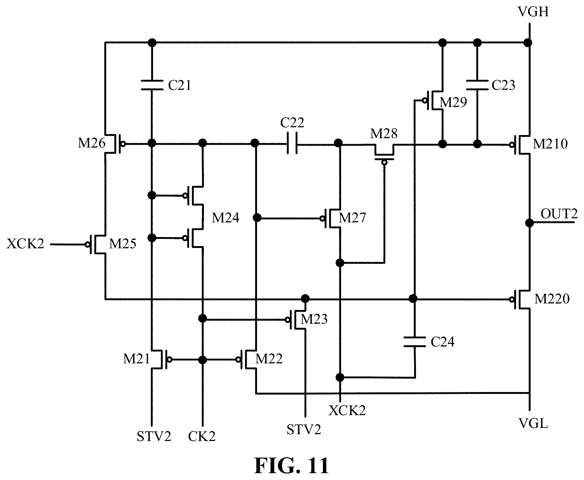 Patent US11783772 Figure 11 – Array substrate, display panel, and display device