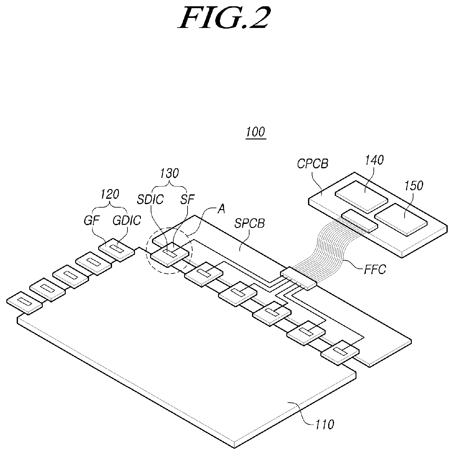 Patent US11783774 Figure 2 – Display device, driving circuit and display driving method